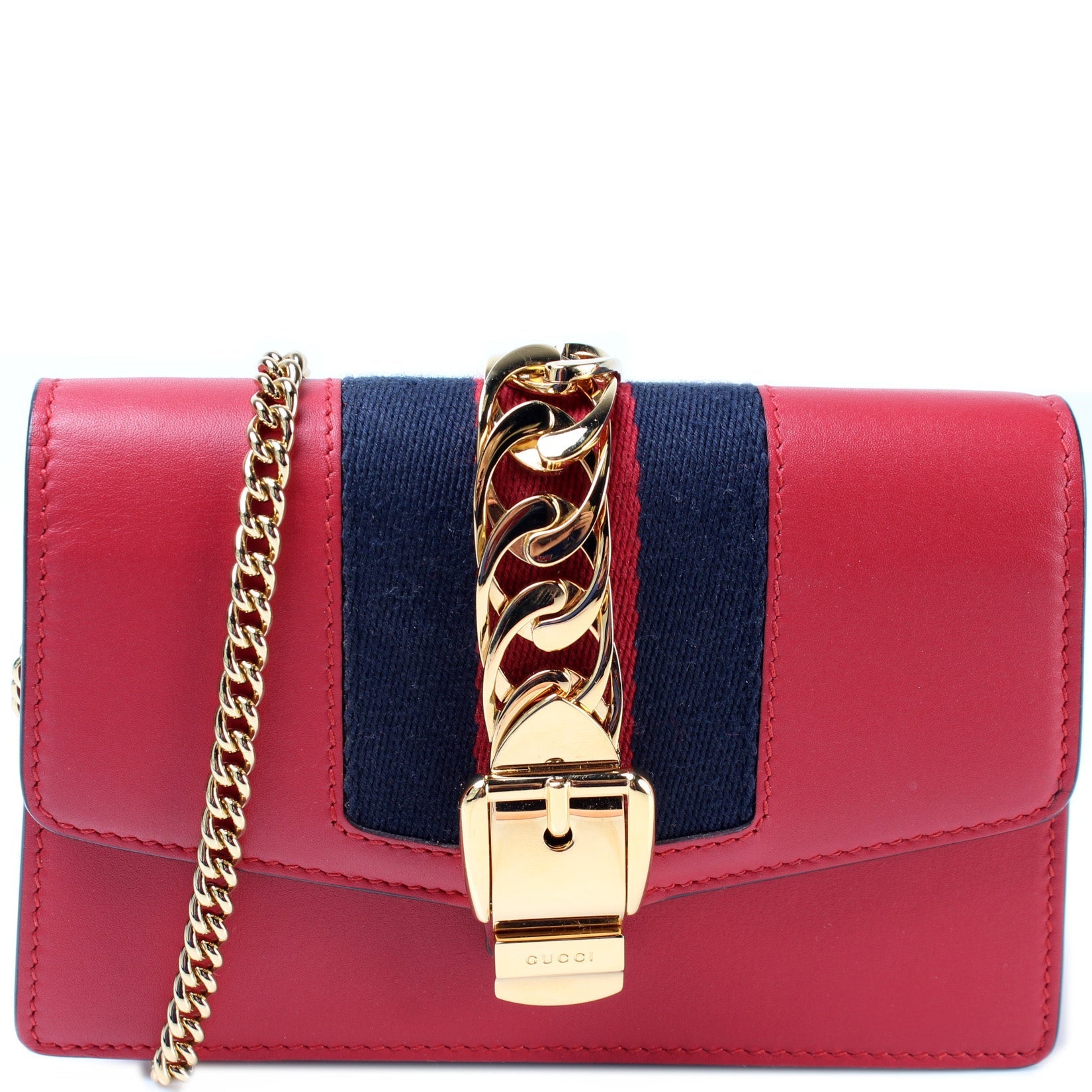 Gucci 494646 Sylvie Chain Super Mini Bag