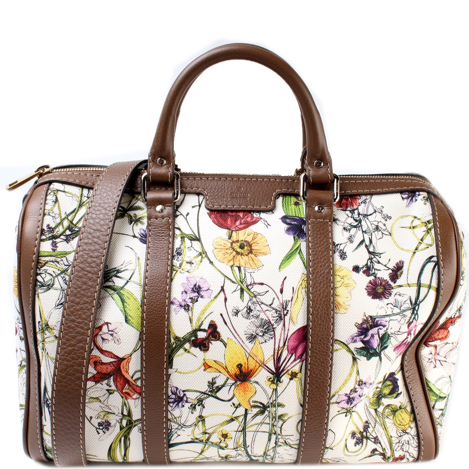 Gucci 247205 Boston Floral Bag