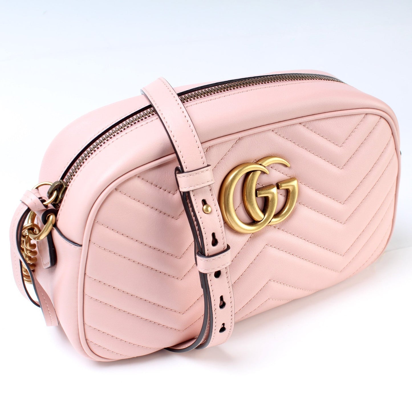 Gucci 447632 Marmont Small Leather Camera Bag
