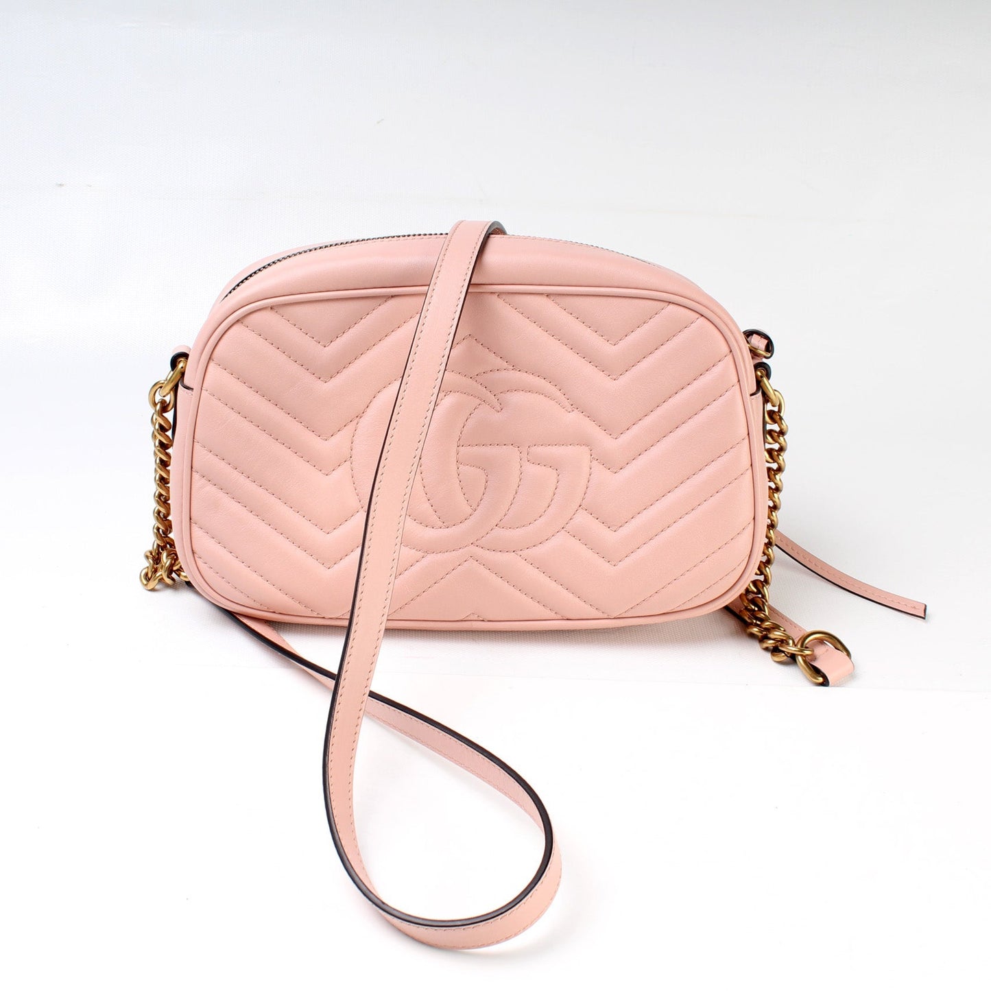 Gucci 447632 Marmont Small Leather Camera Bag