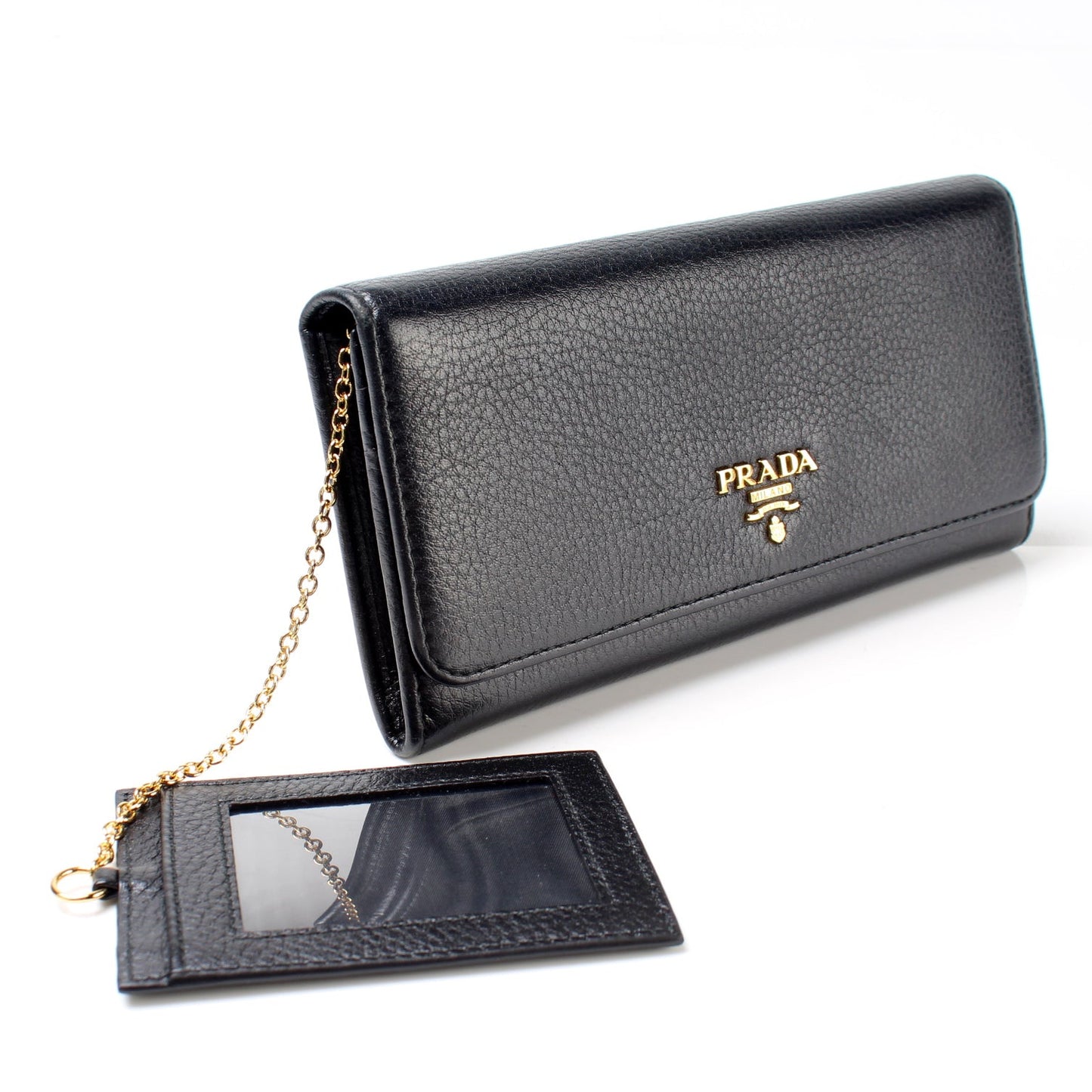 Prada Vitello Grain Chain Wallet 1MH132 Bag