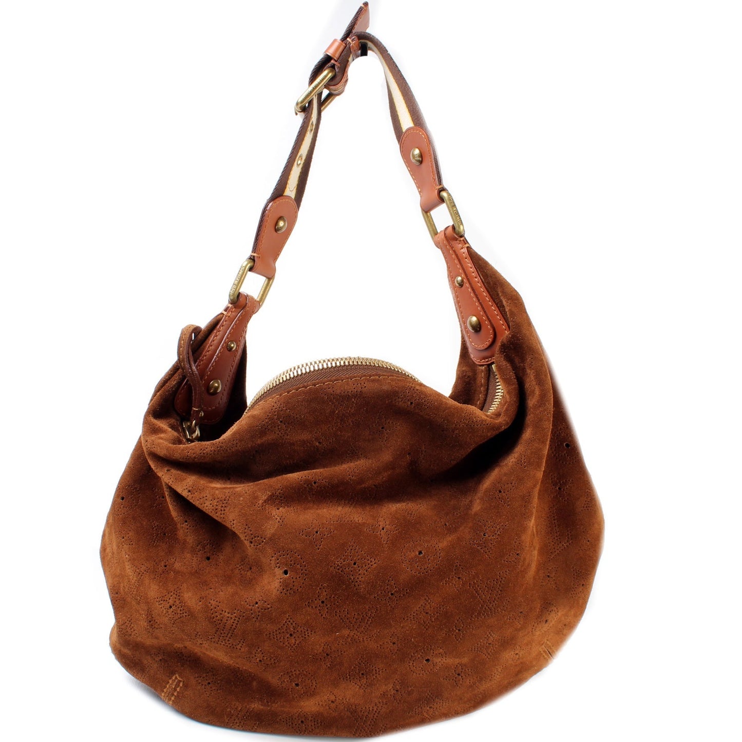 Louis Vuitton Onatah PM Hobo Suede Mahina