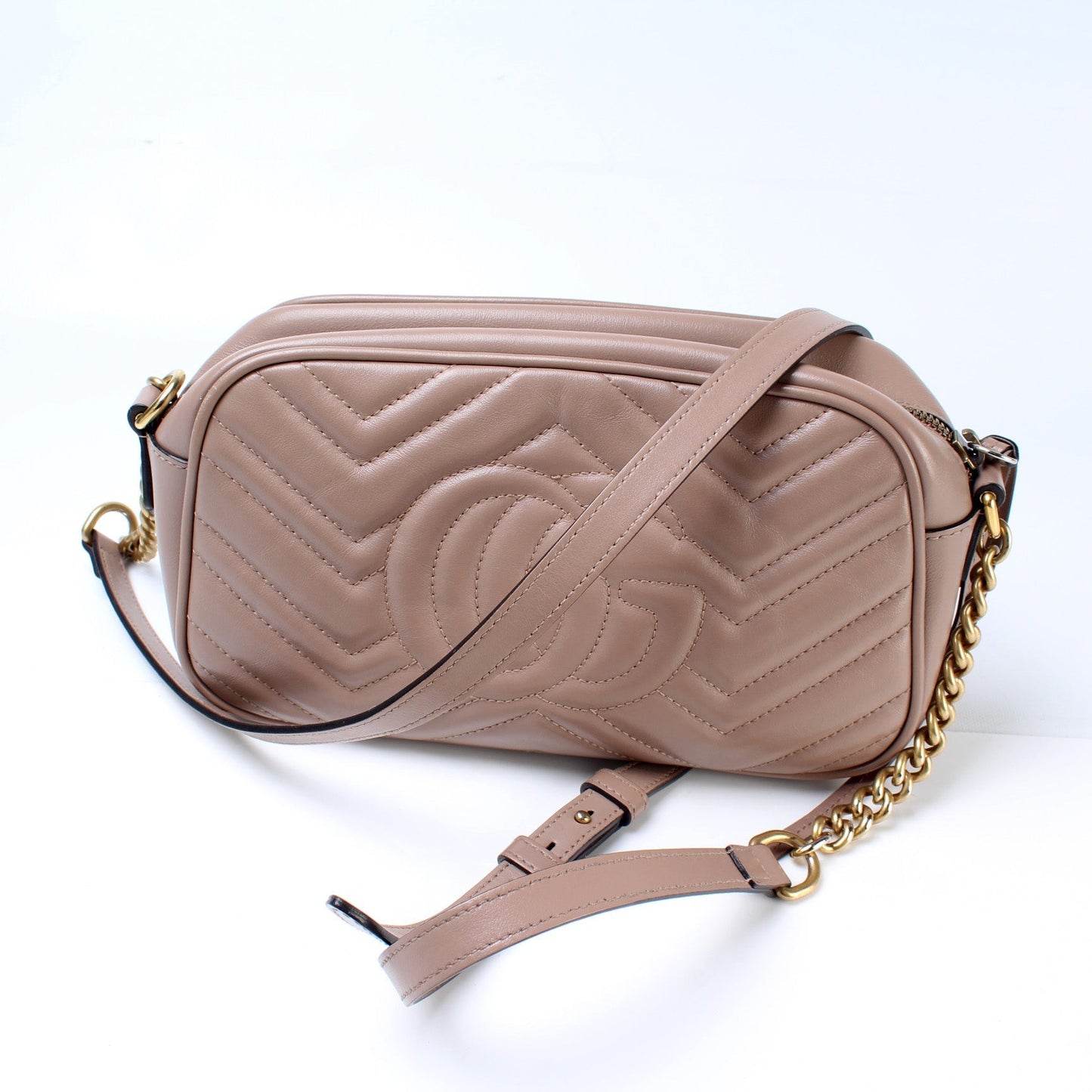 Gucci 447632 Marmont Small Leather Camera Bag