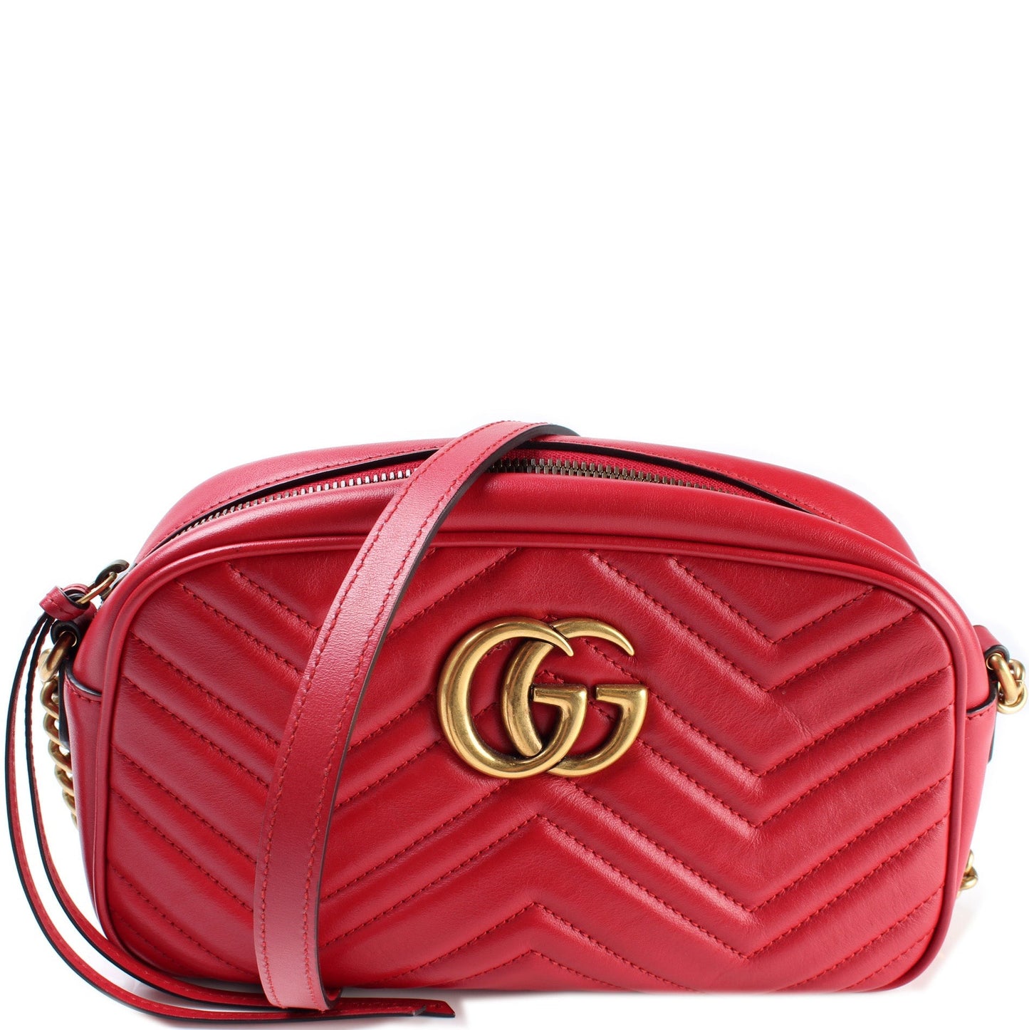 Gucci 447632 Marmont Small Leather Camera Bag