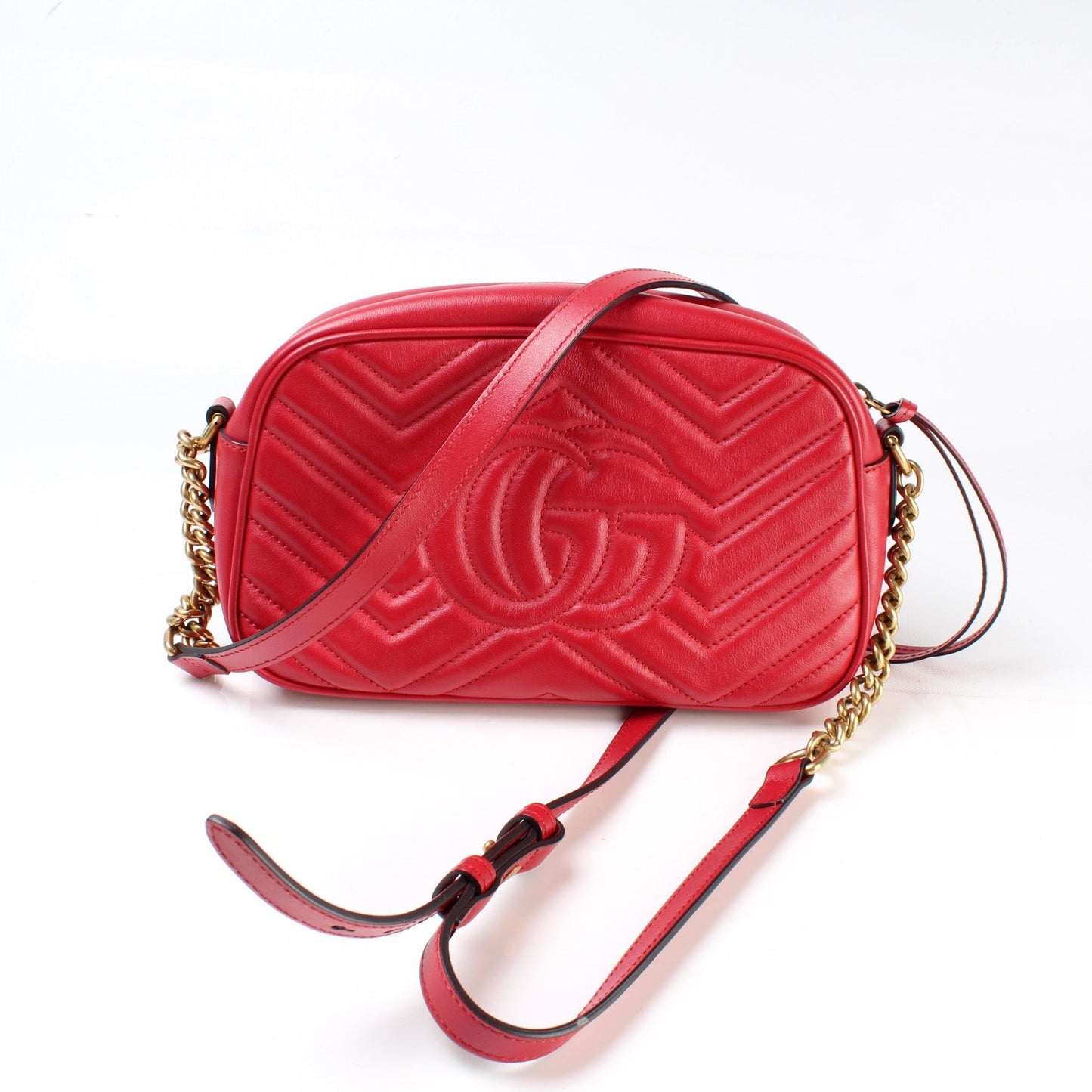 Gucci 447632 Marmont Small Leather Camera Bag