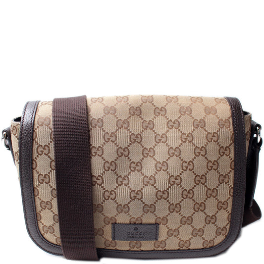 Gucci 449172 GG Canvas Messenger Bag