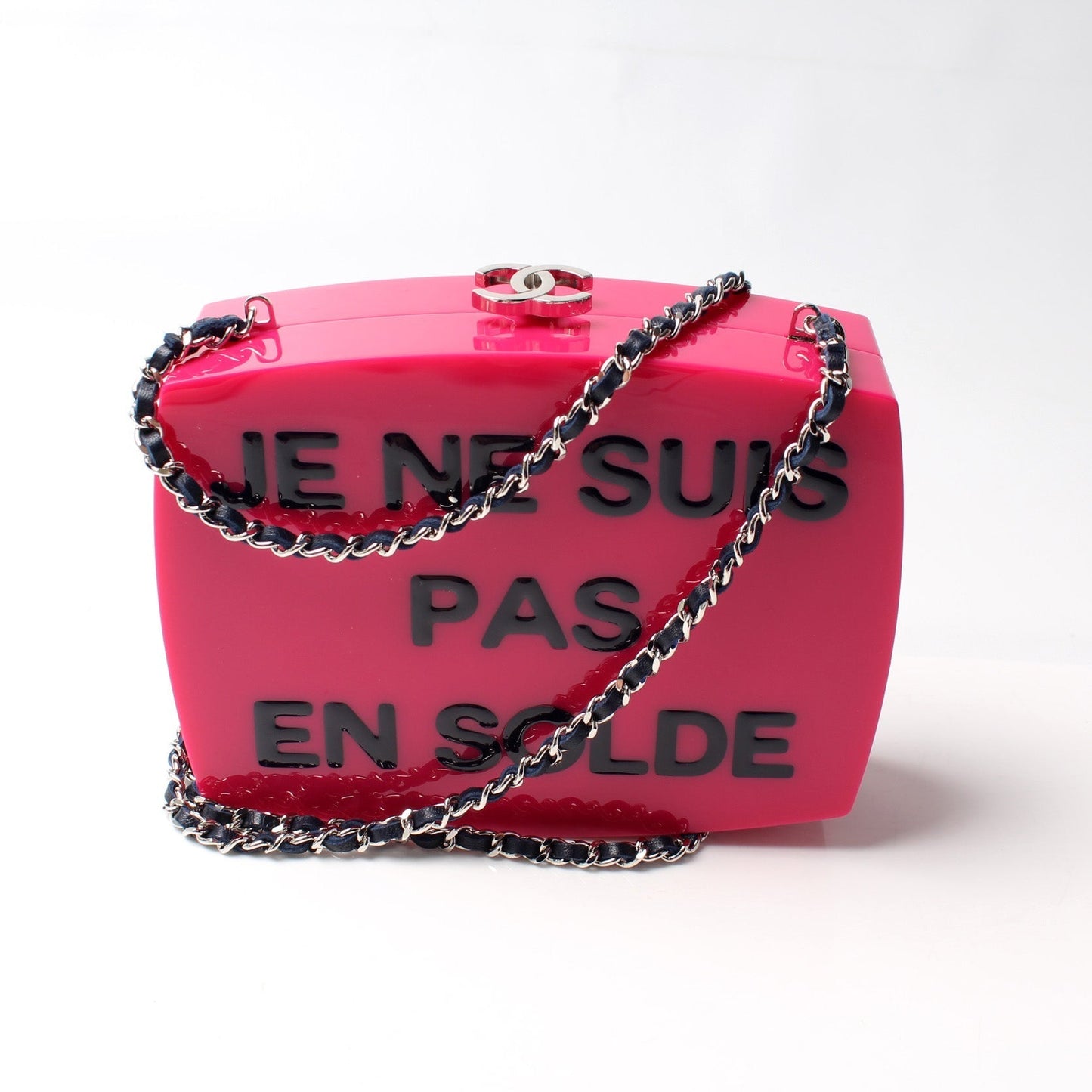 Chanel Plexiglass Clutch Evening In The Streets Bag