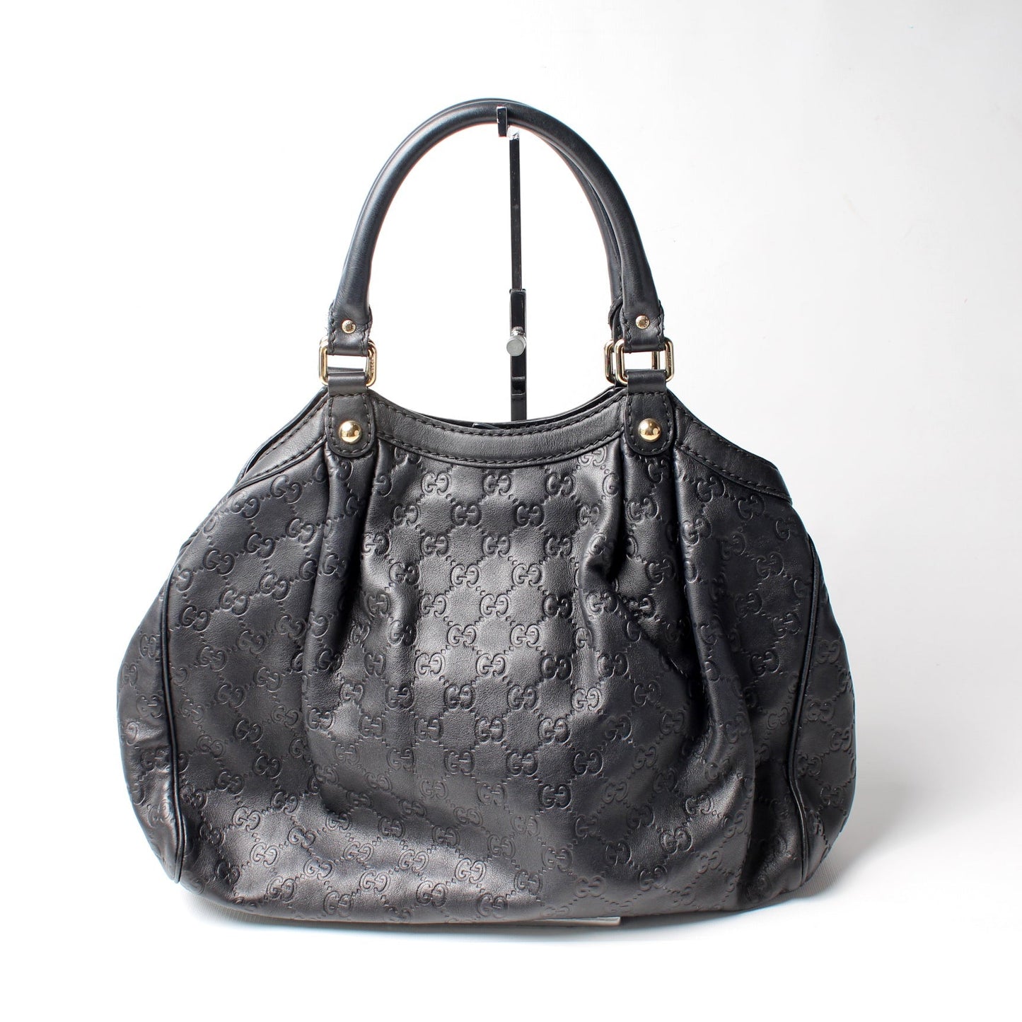 Gucci 211944 Sukey GG Leather Medium Bag