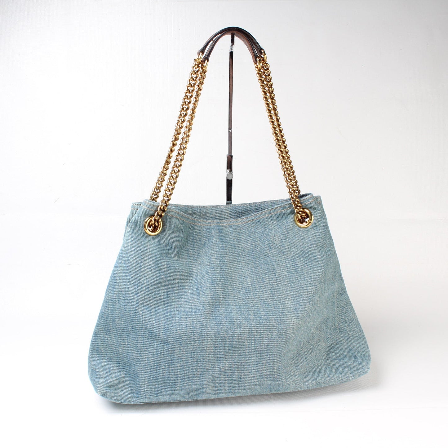 Gucci 308982 Soho Denim Shoulder Medium Bag