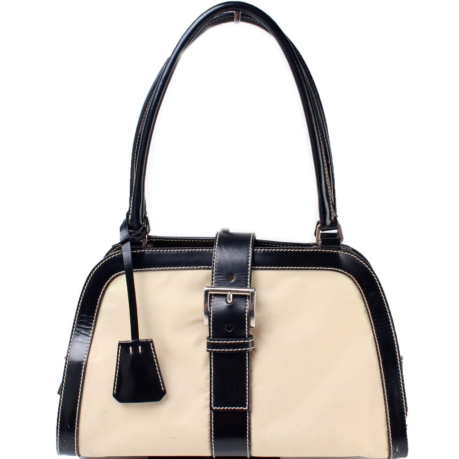 Prada Nylon Top Handle Shoulder Bag