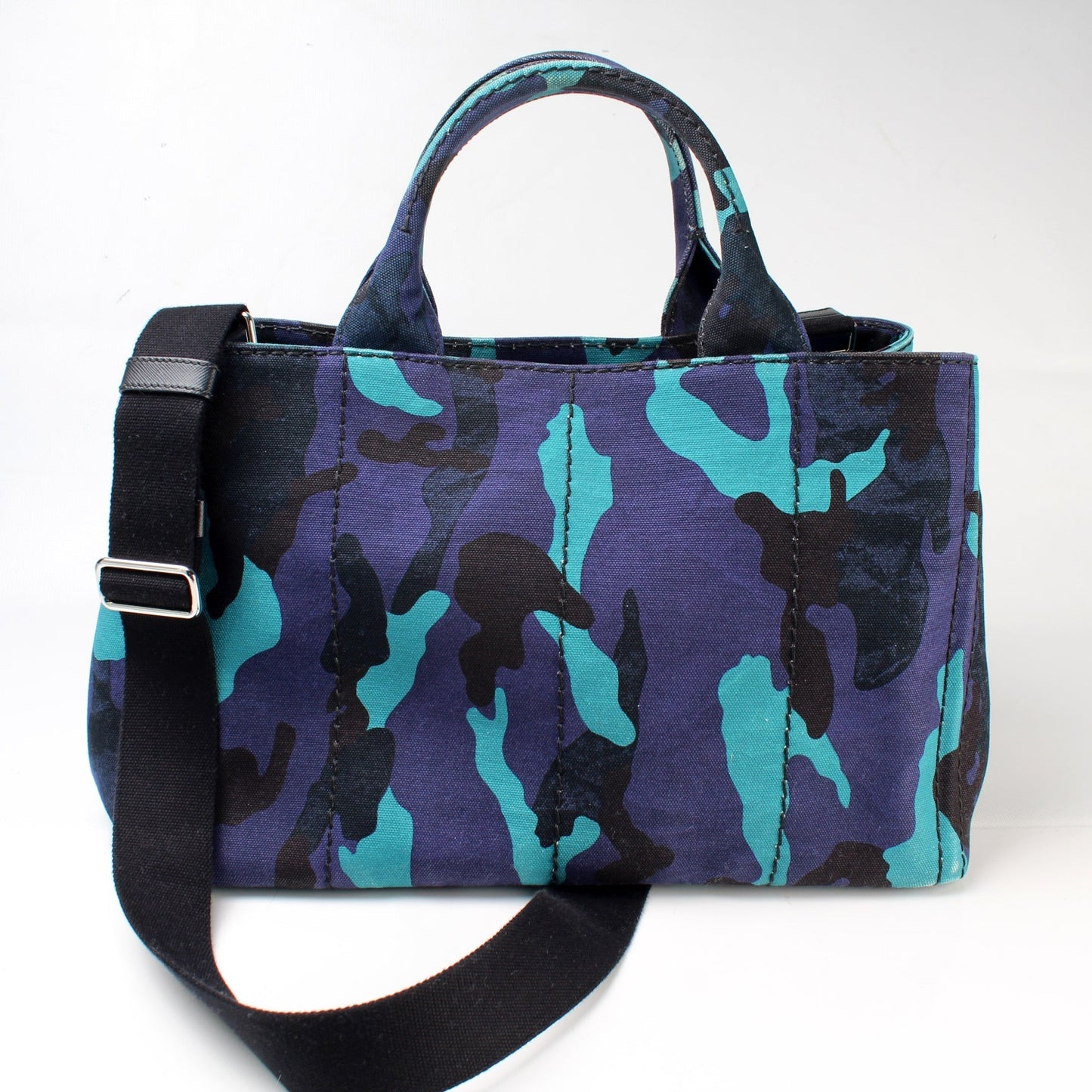 Prada Canapa Canvas Medium Tote Bag - Style 2
