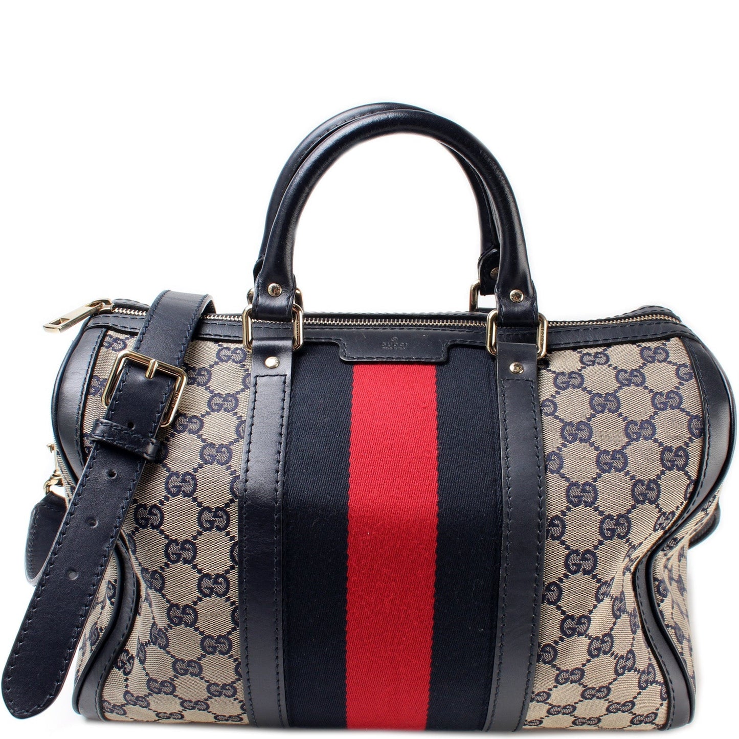 Gucci 247205 Boston Canvas Bag