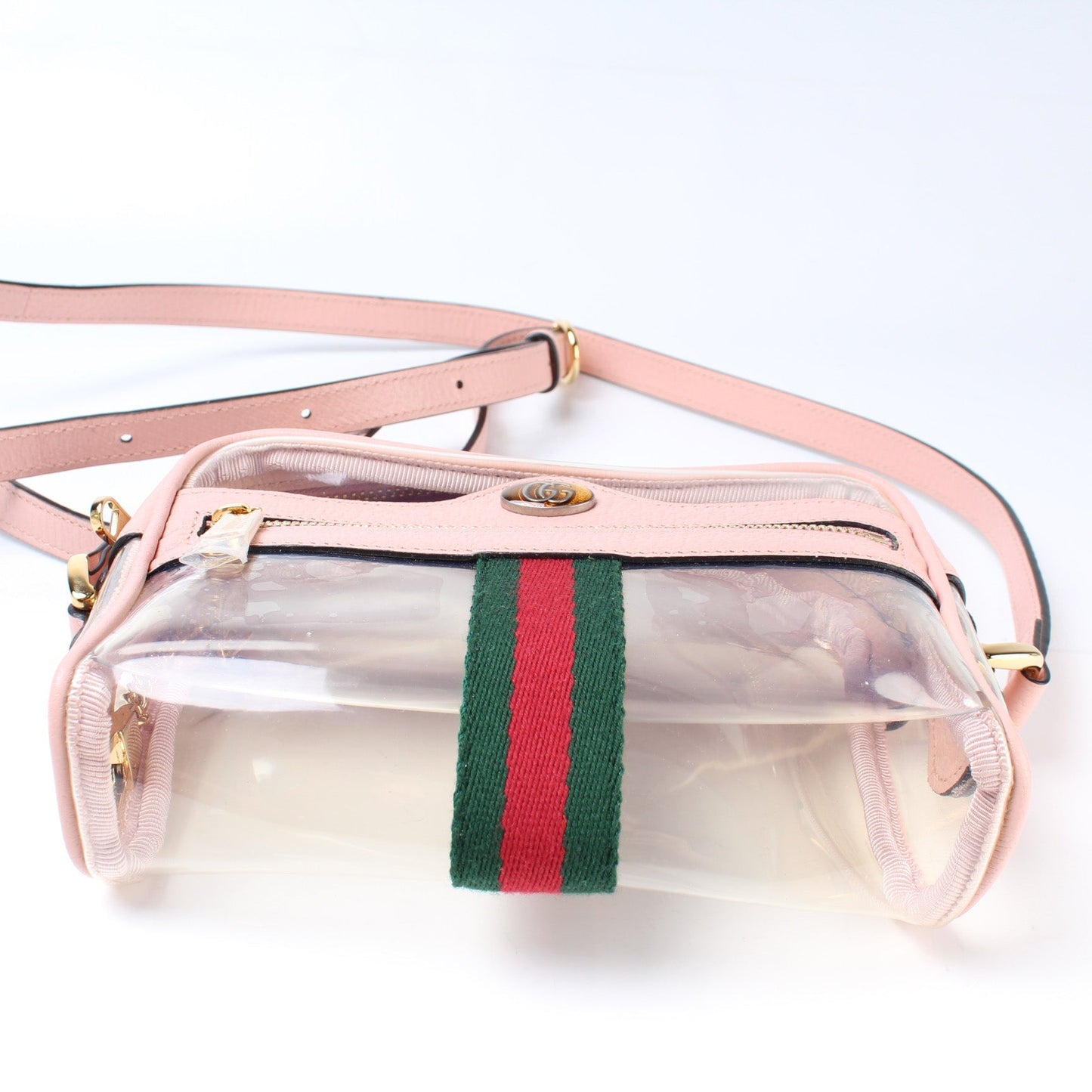Gucci 517350 GG Transparent Mini Ophidia Bag
