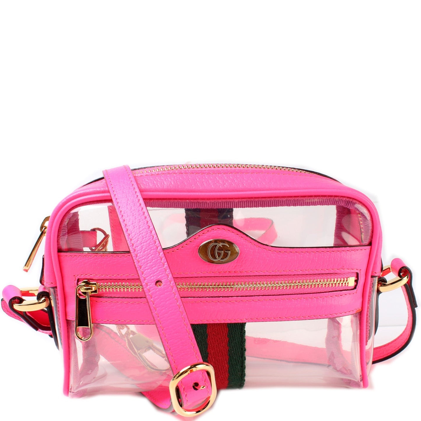 Gucci 517350 GG Transparent Mini Ophidia Bag