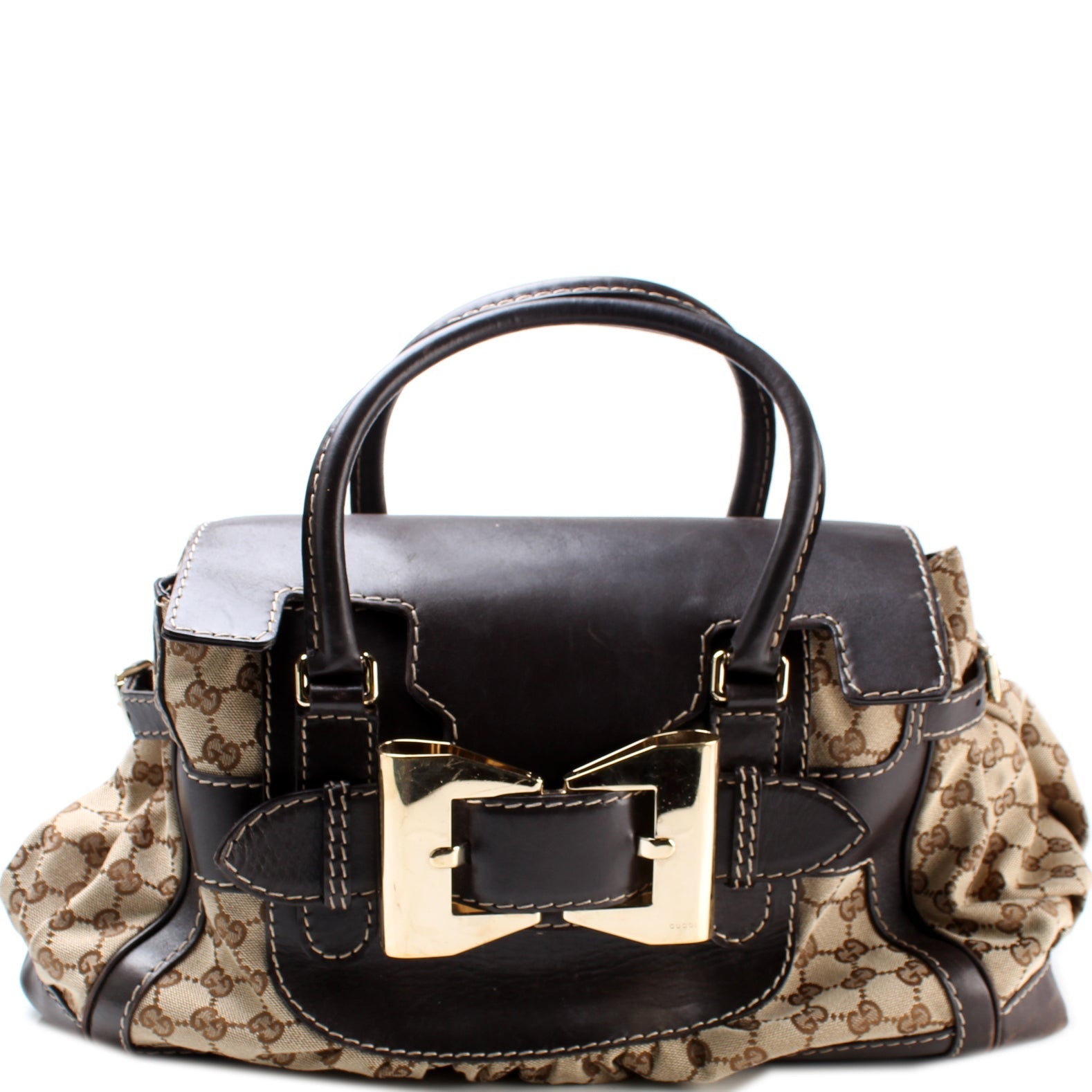 Gucci 189883 Dialux Queen GG Canvas Bag