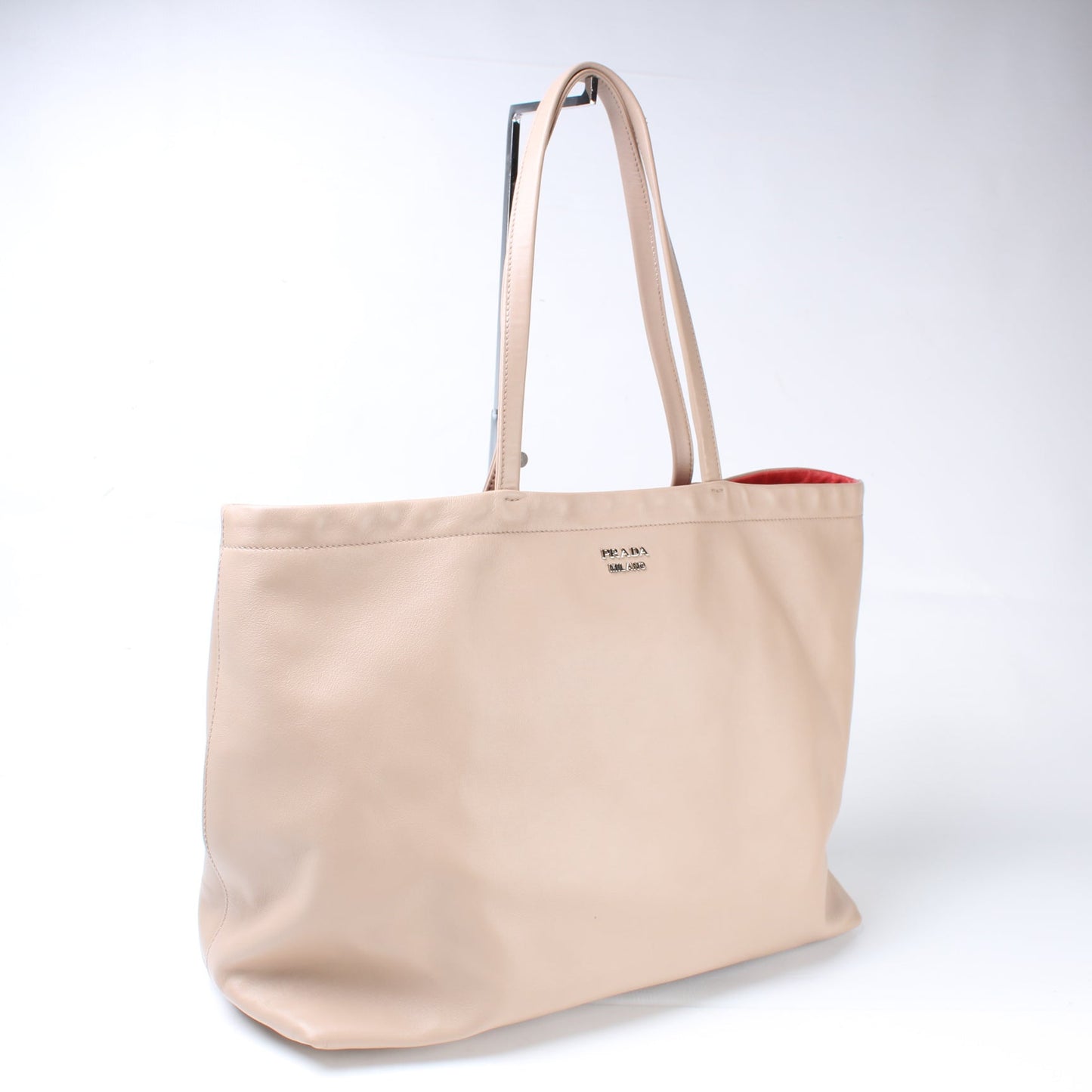 Prada 1BG029 Soft Calf Tote Bag