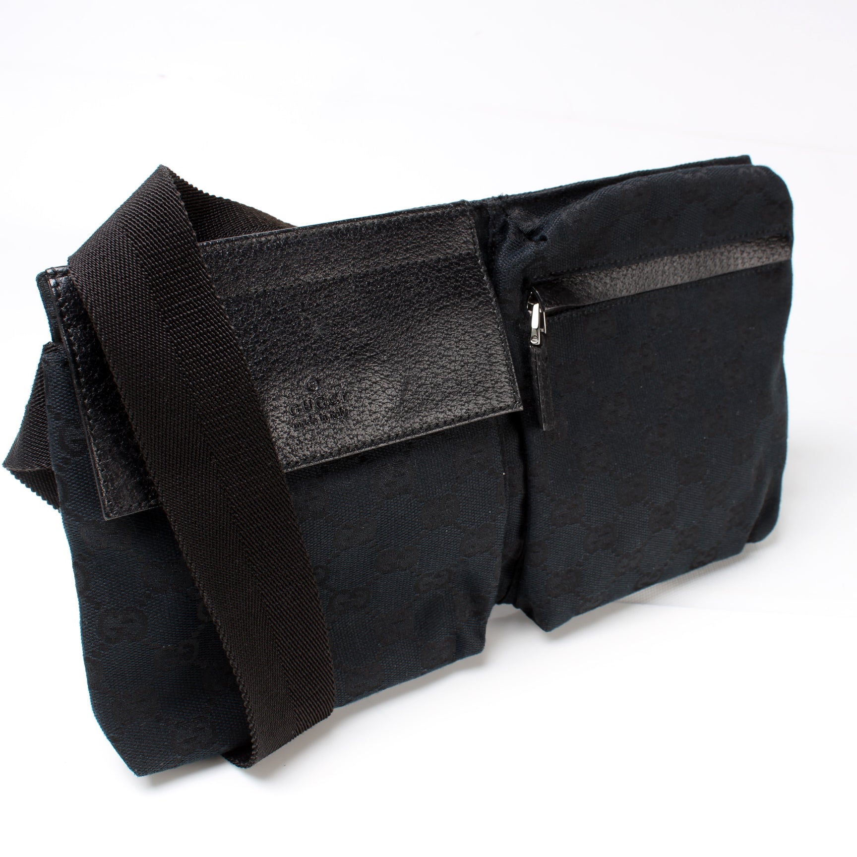 Gucci 28566 GG Canvas Waist Bag