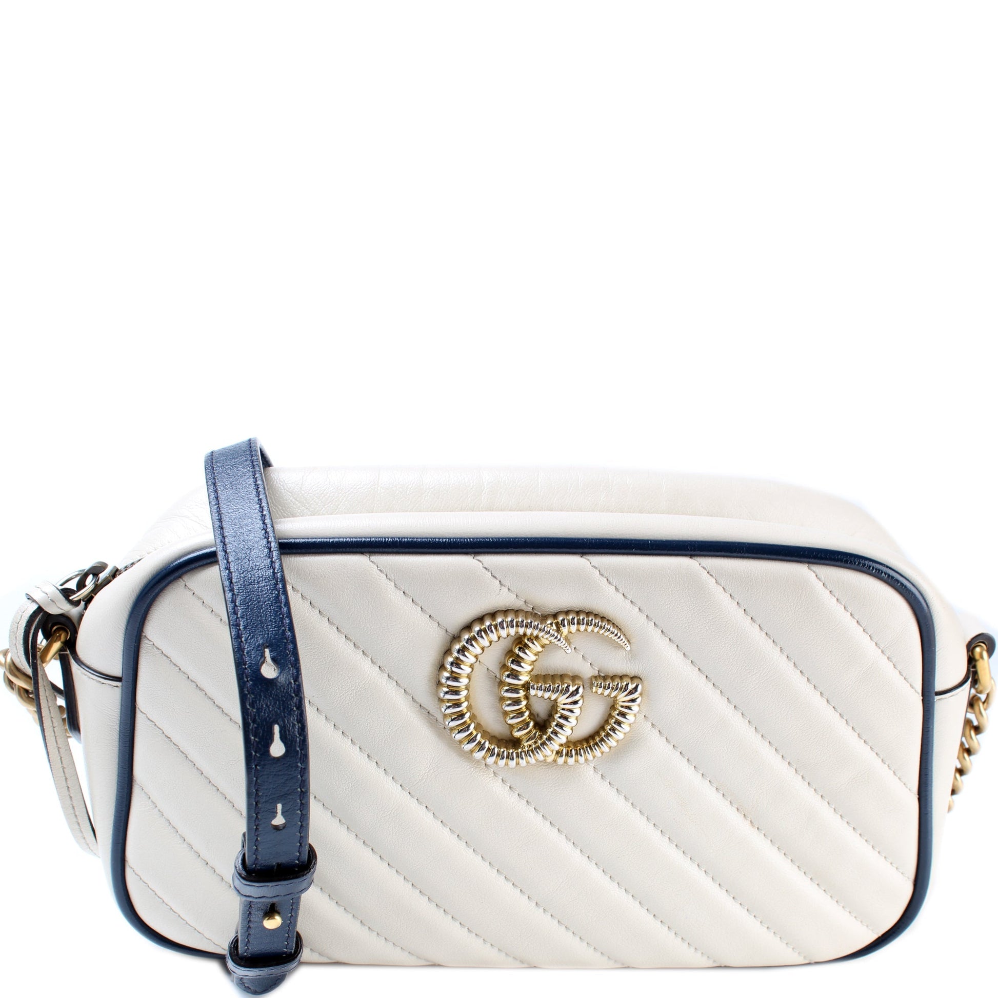 Gucci 447632 Marmont Torchon Small Leather Camera Bag