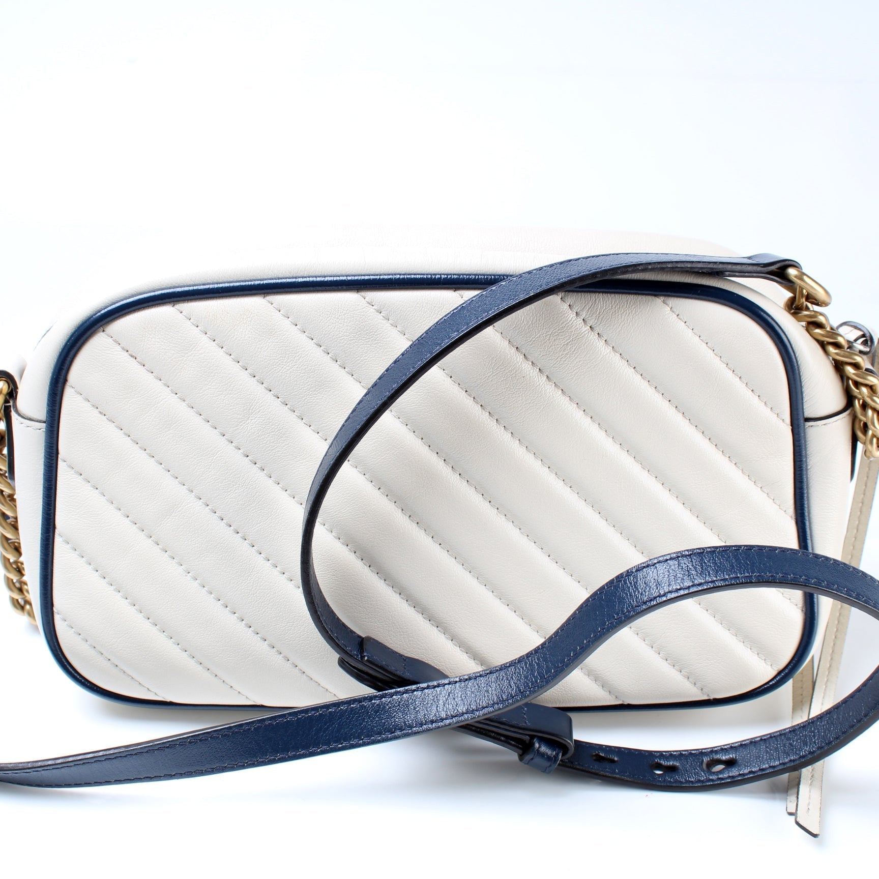 Gucci 447632 Marmont Torchon Small Leather Camera Bag