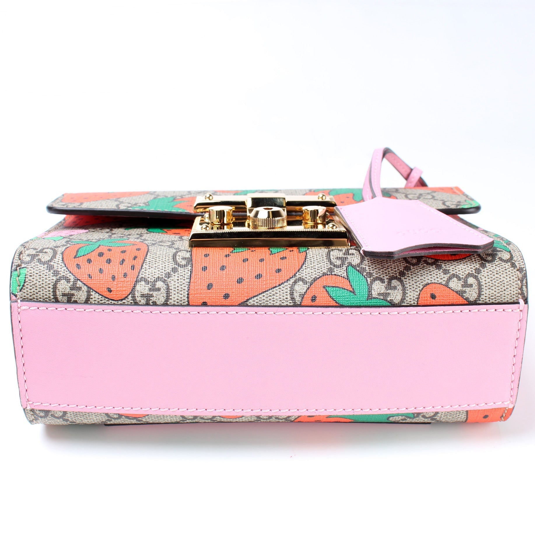 Gucci 409487 Padlock Small Strawberry Bag