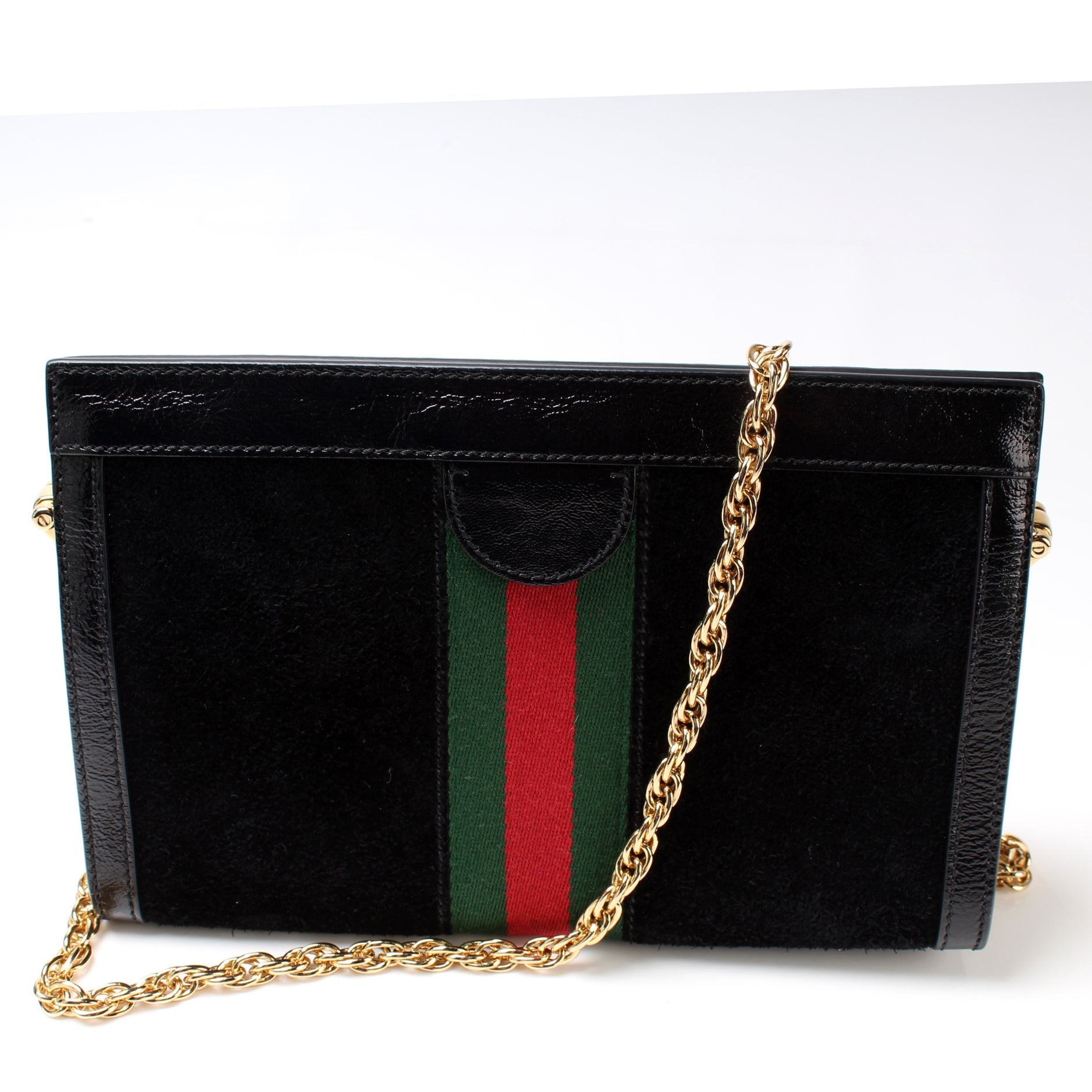 Gucci 503877 Ophidia Suede Shoulder Small Bag