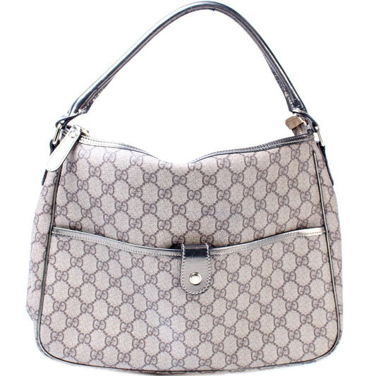 Gucci 189898 GG Supreme Joy Hobo Bag