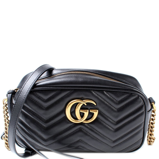 Gucci 447632 Marmont Small Leather Camera Bag