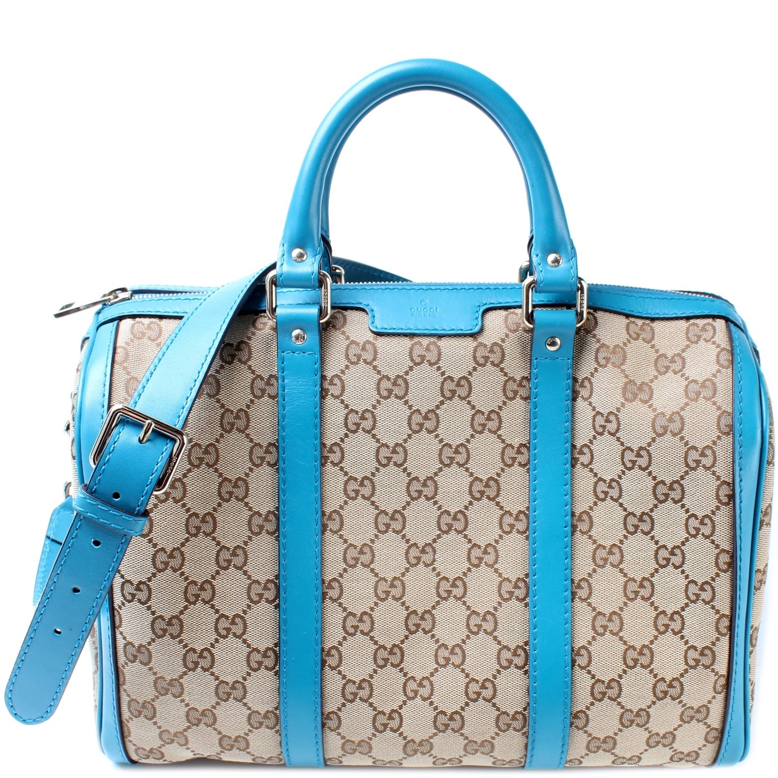 Gucci 247205 Boston Canvas Bag