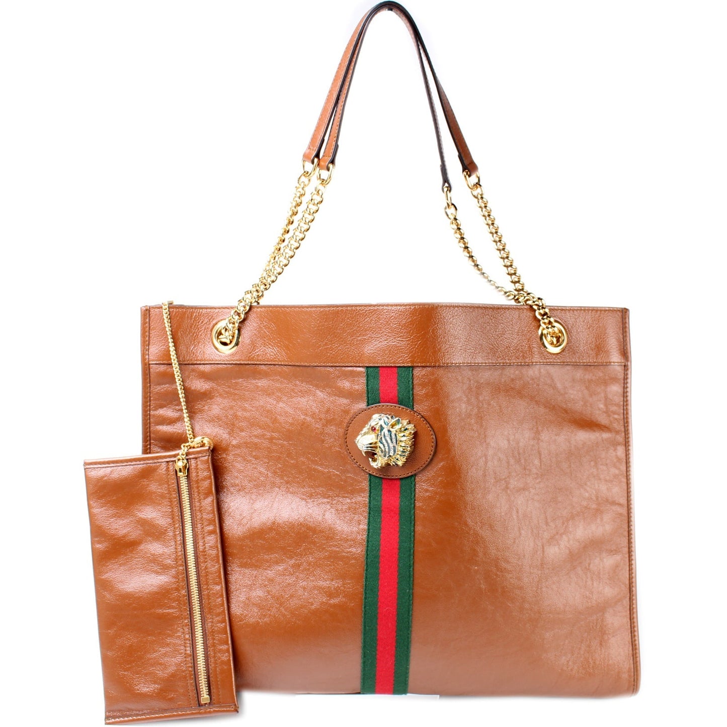 Gucci 537219 Rajah Tote Leather Bag