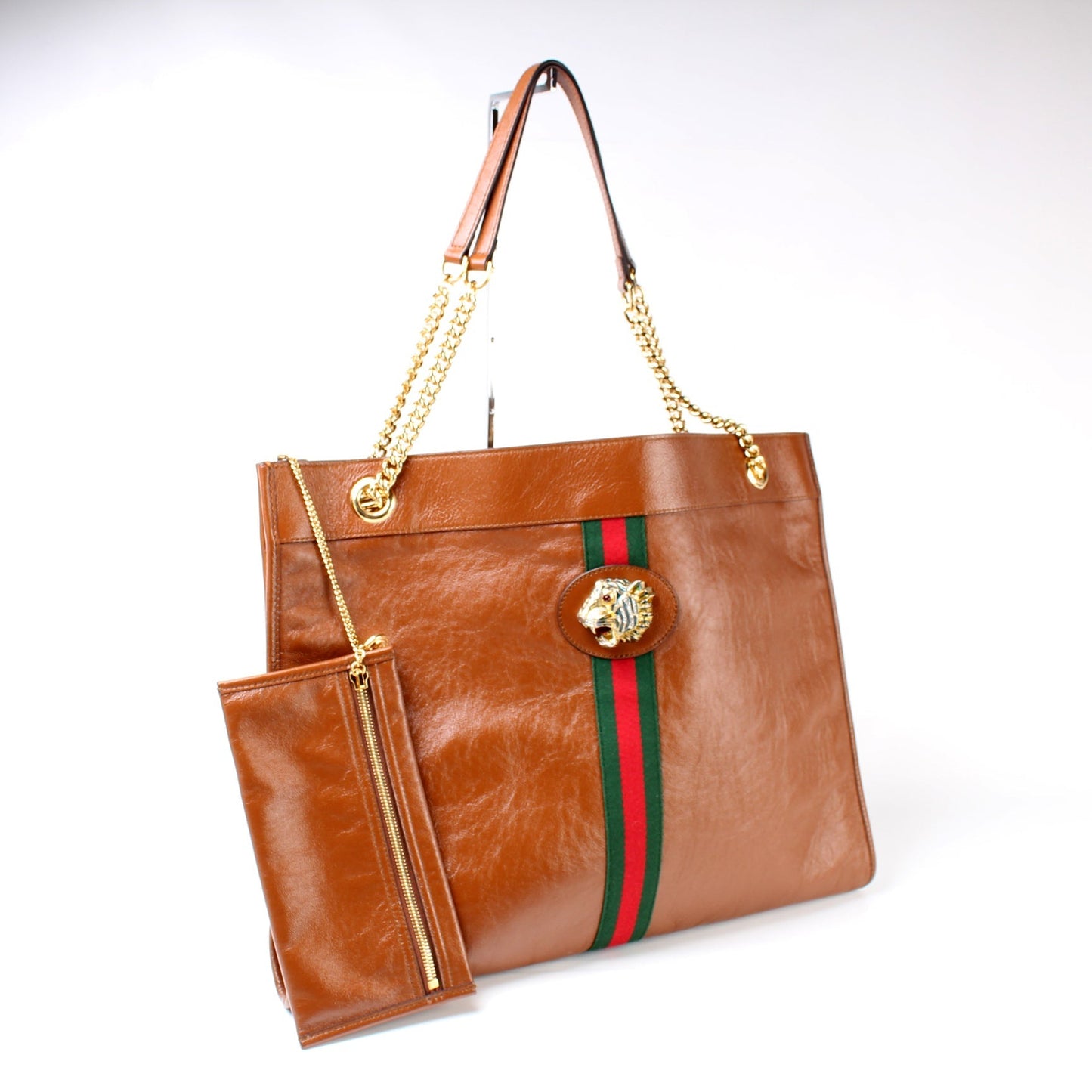 Gucci 537219 Rajah Tote Leather Bag