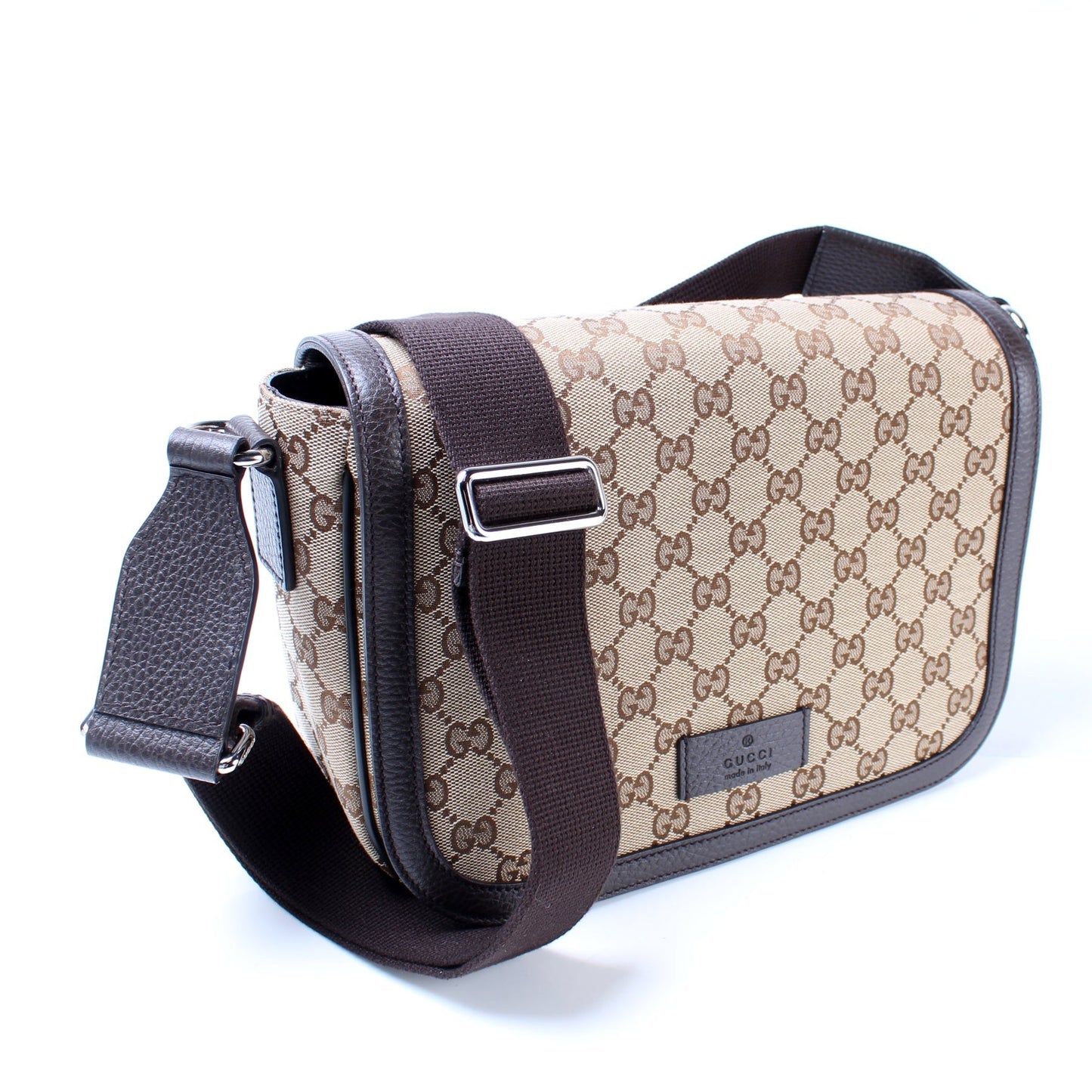 Gucci 449172 GG Canvas Messenger Bag