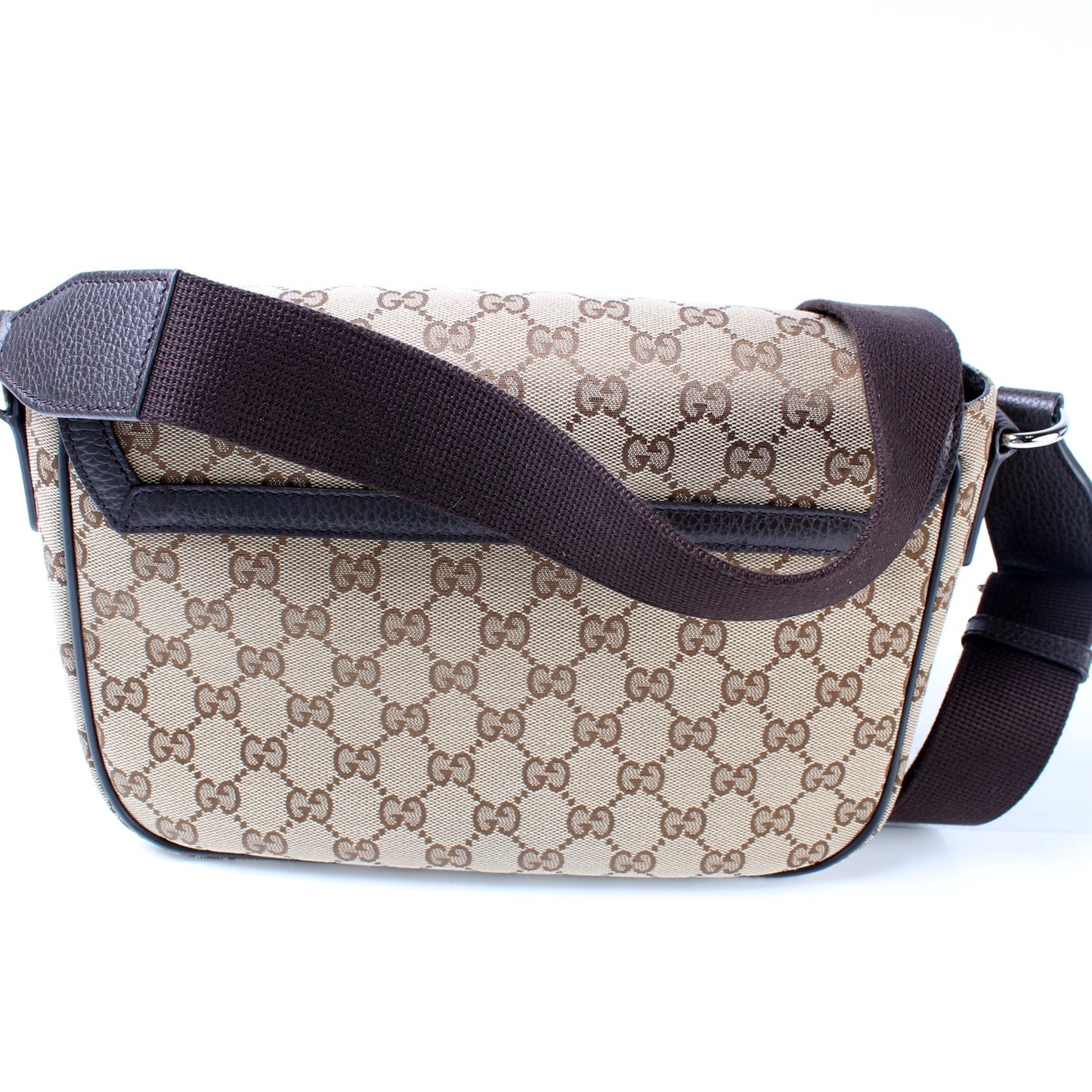 Gucci 449172 GG Canvas Messenger Bag