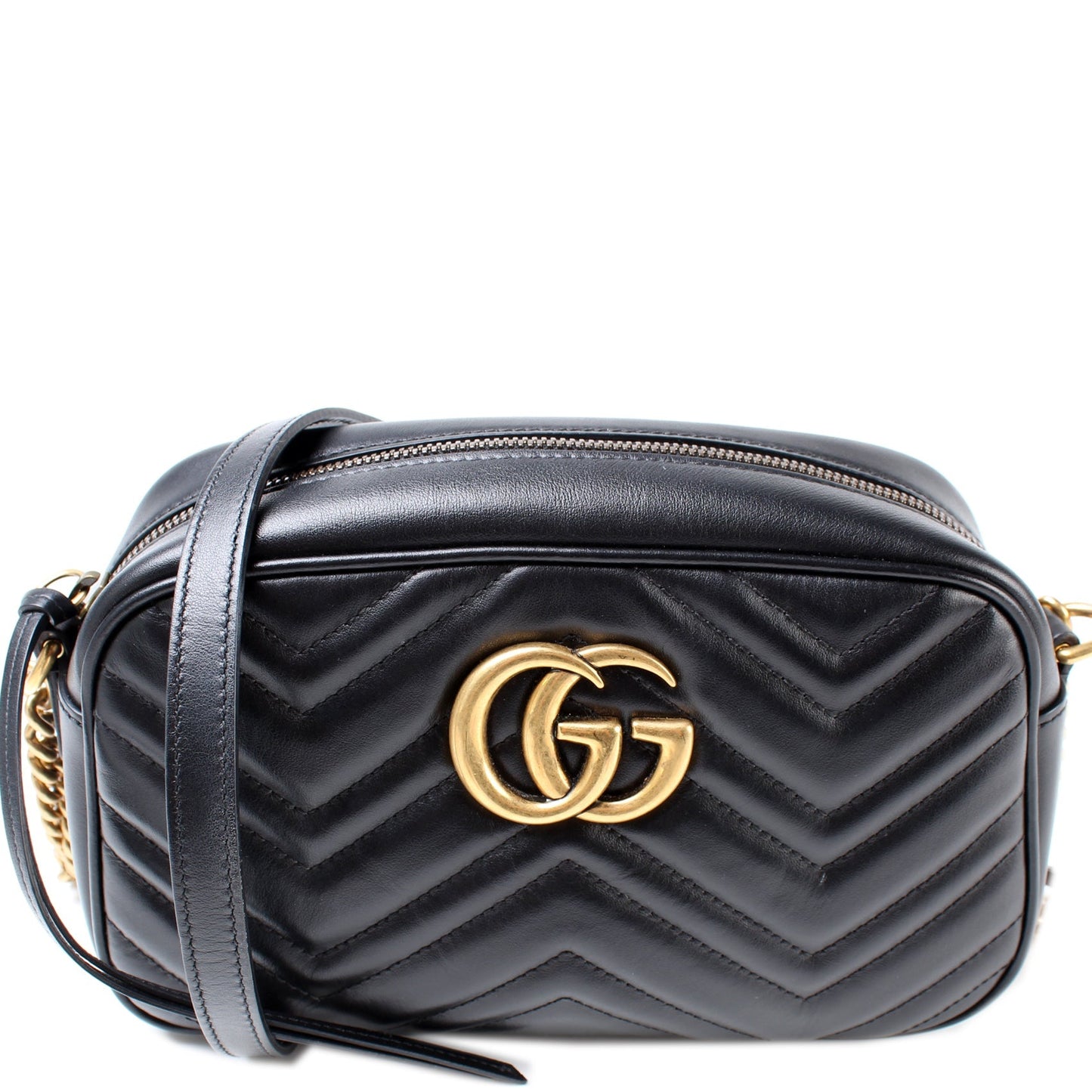 Gucci 447632 Marmont Small Leather Camera Bag