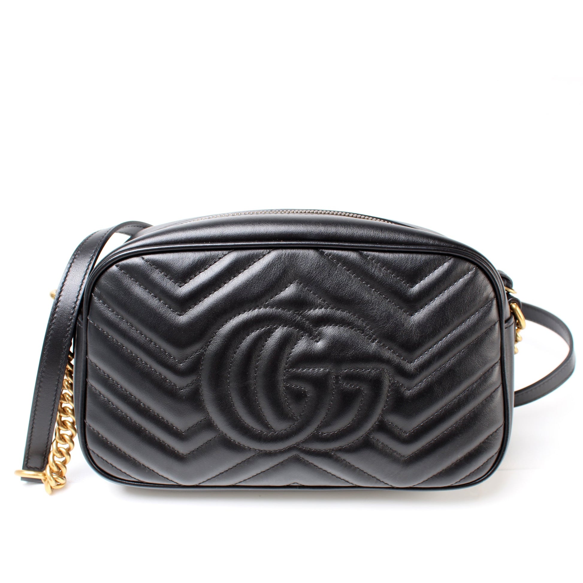 Gucci 447632 Marmont Small Leather Camera Bag