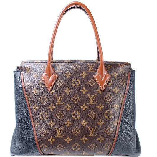 Louis Vuitton W Tote Leather / Monogram