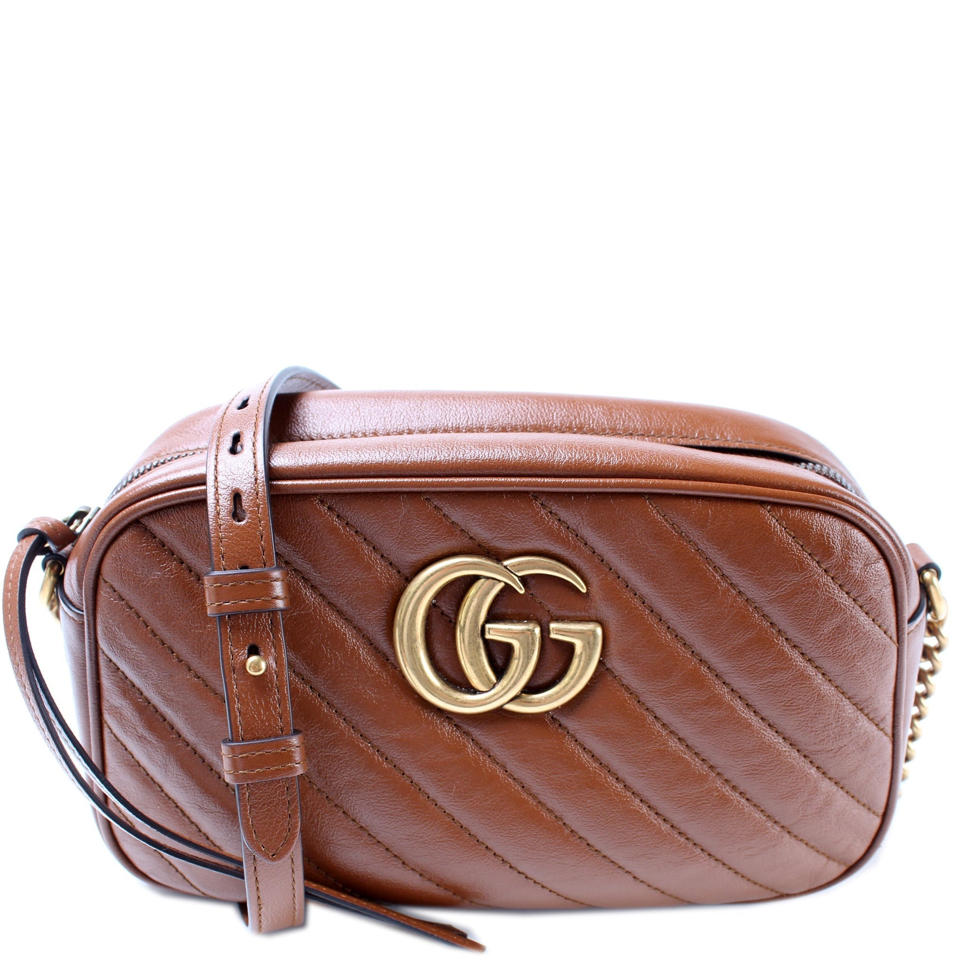 Gucci 447632 Marmont Small Leather Camera Bag