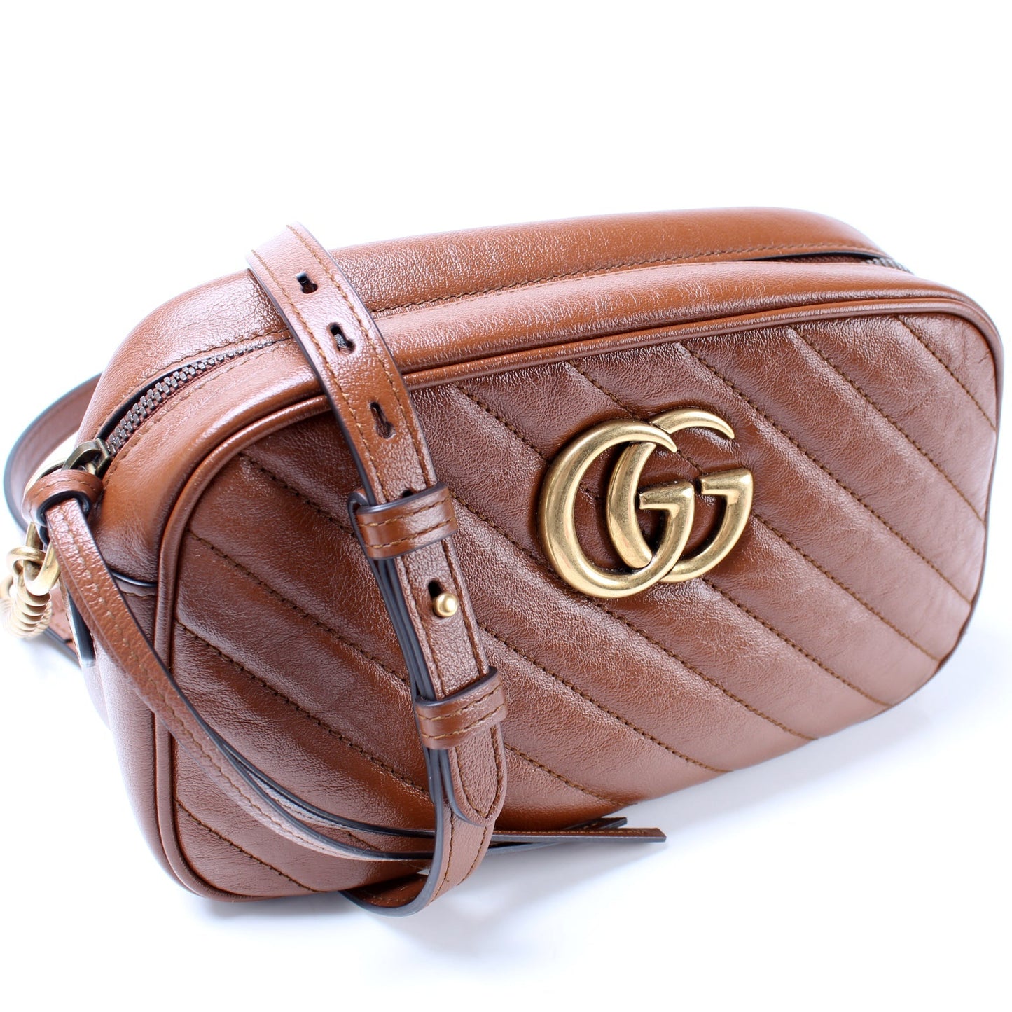 Gucci 447632 Marmont Small Leather Camera Bag