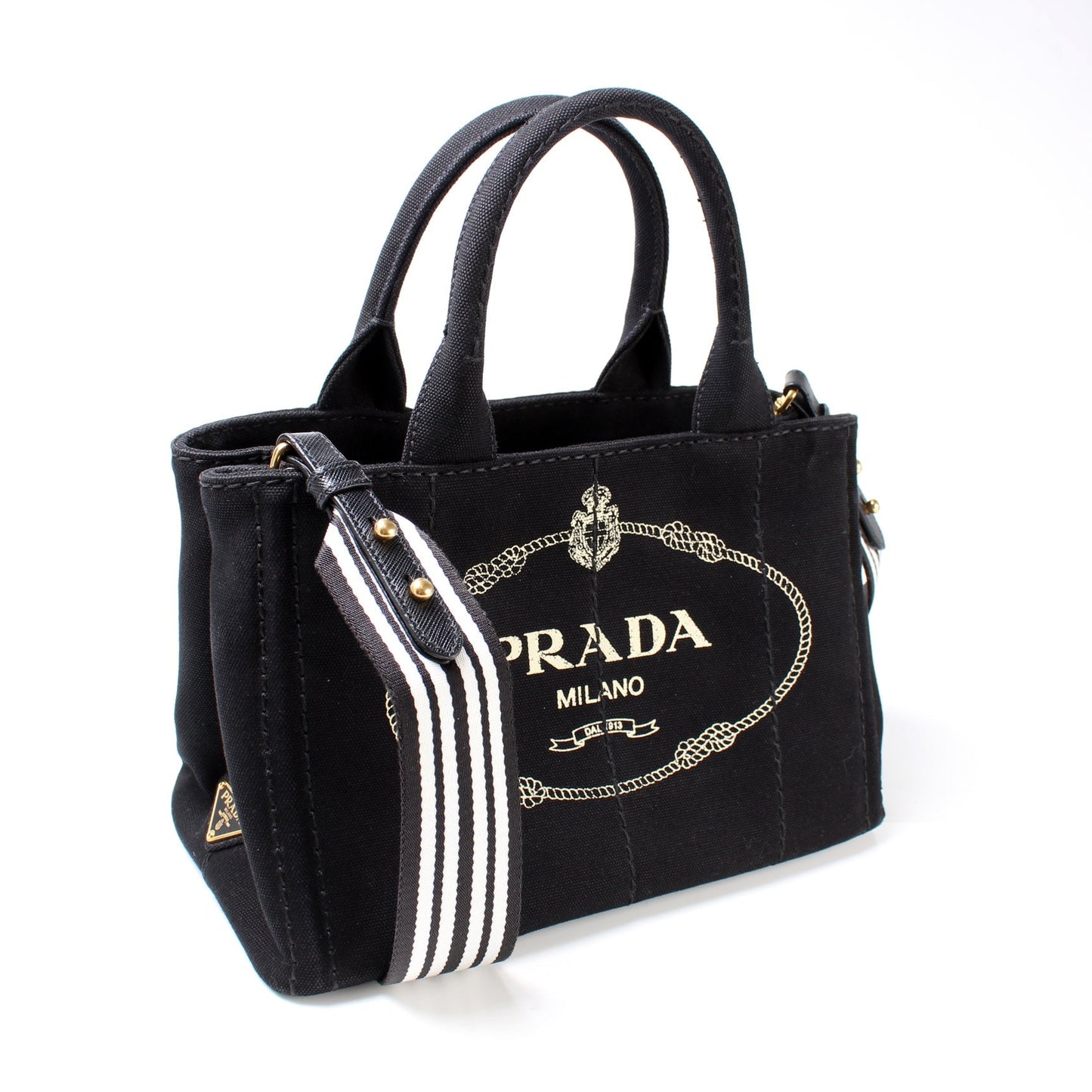 Prada Canapa Canvas Small Tote Bag - Style 6