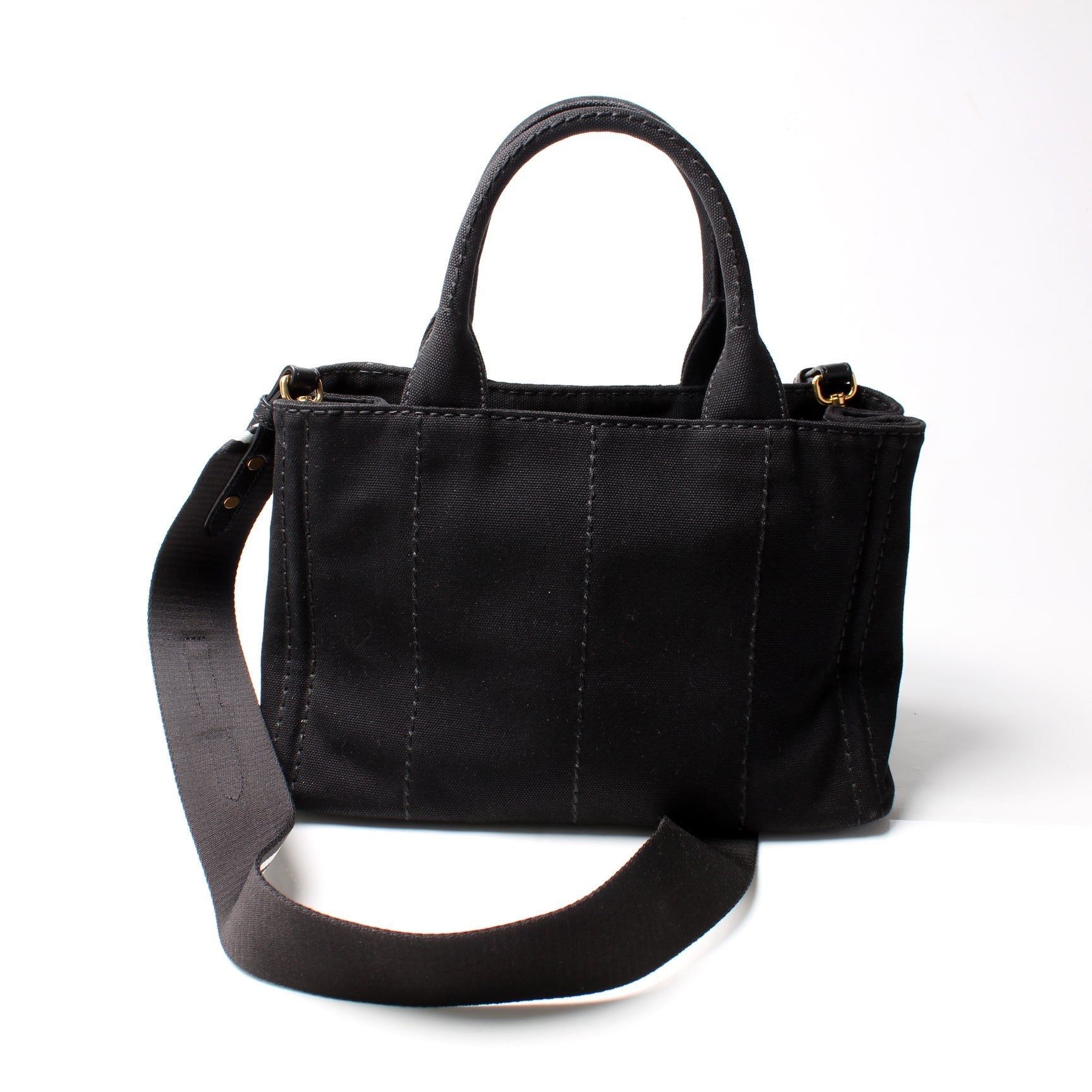 Prada Canapa Canvas Small Tote Bag - Style 6