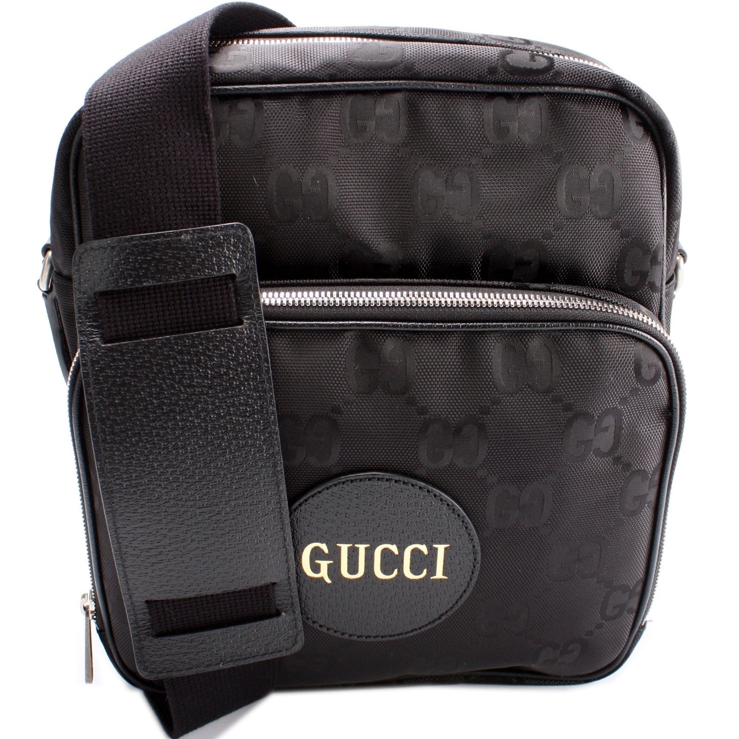 Gucci Nylon Leather Shoulder Bag