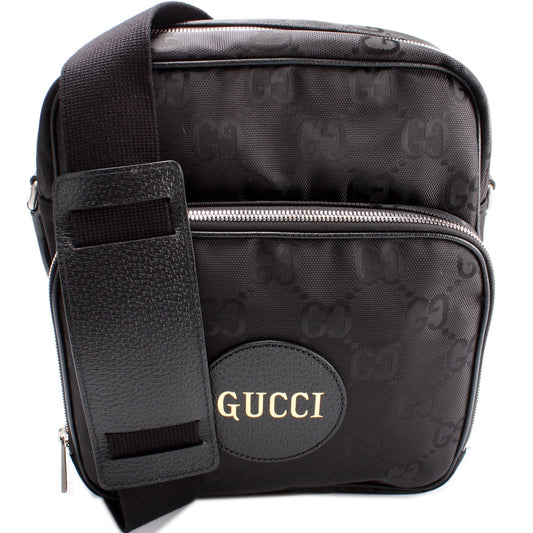 Gucci Nylon Leather Shoulder Bag