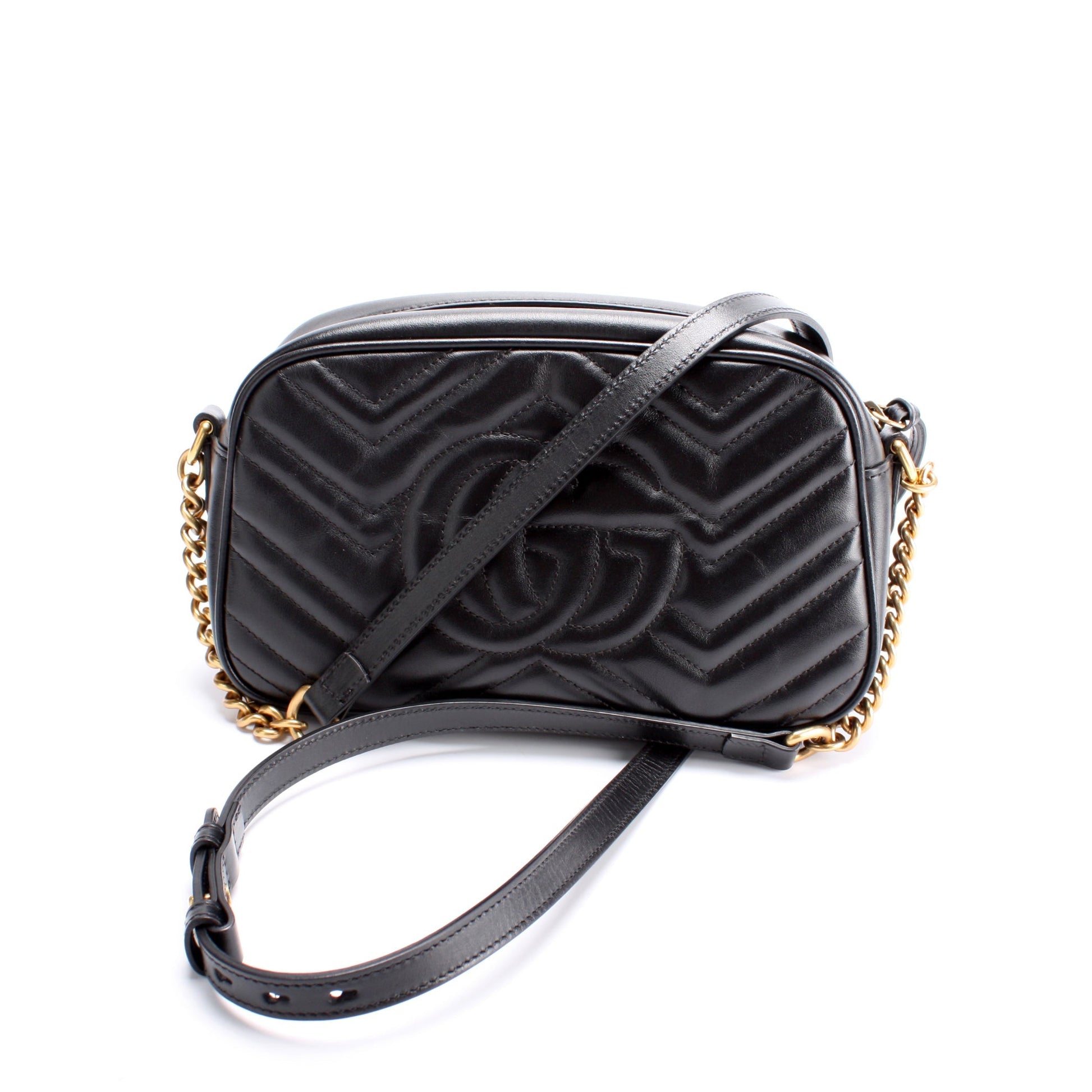 Gucci 447632 Marmont Small Leather Camera Bag