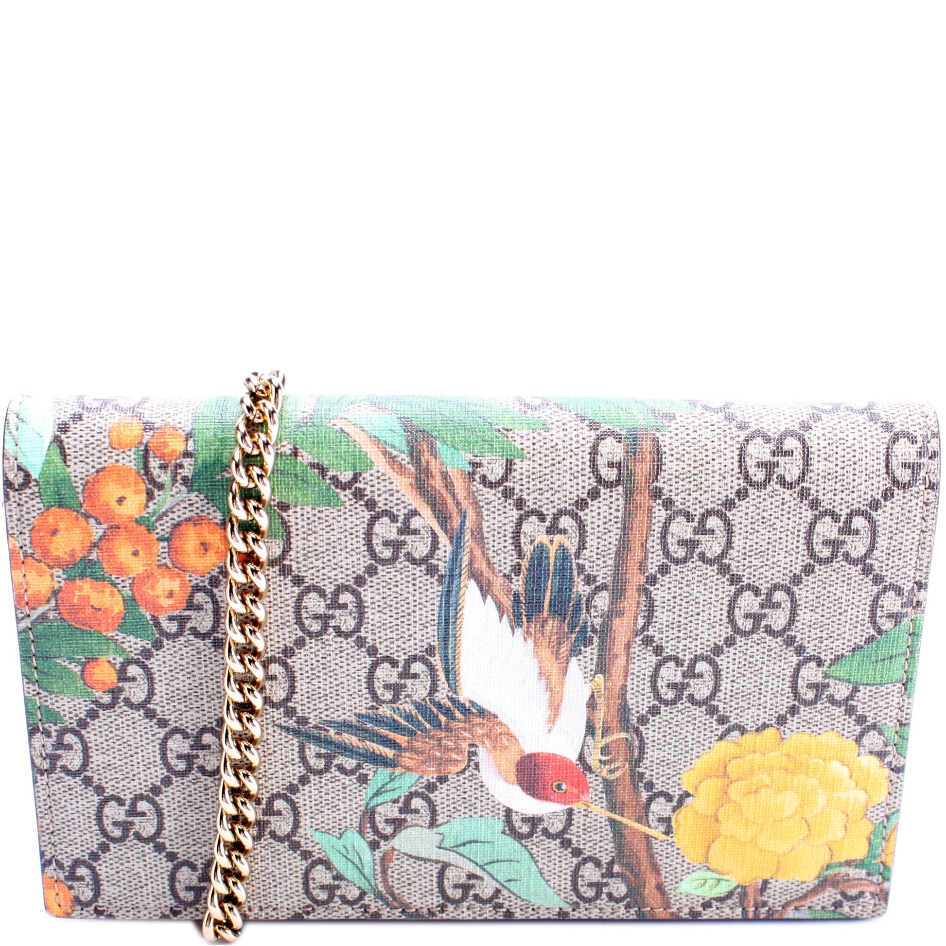 Gucci 424891 GG Supreme Tian Mini Chain Bag