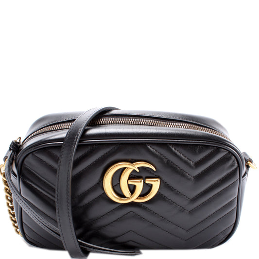 Gucci 447632 Marmont Small Leather Camera Bag