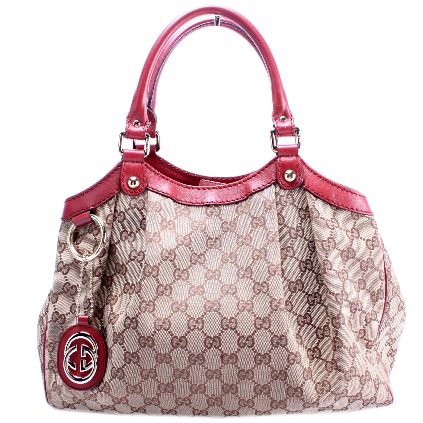 Gucci 211944 Sukey GG Canvas Medium Bag