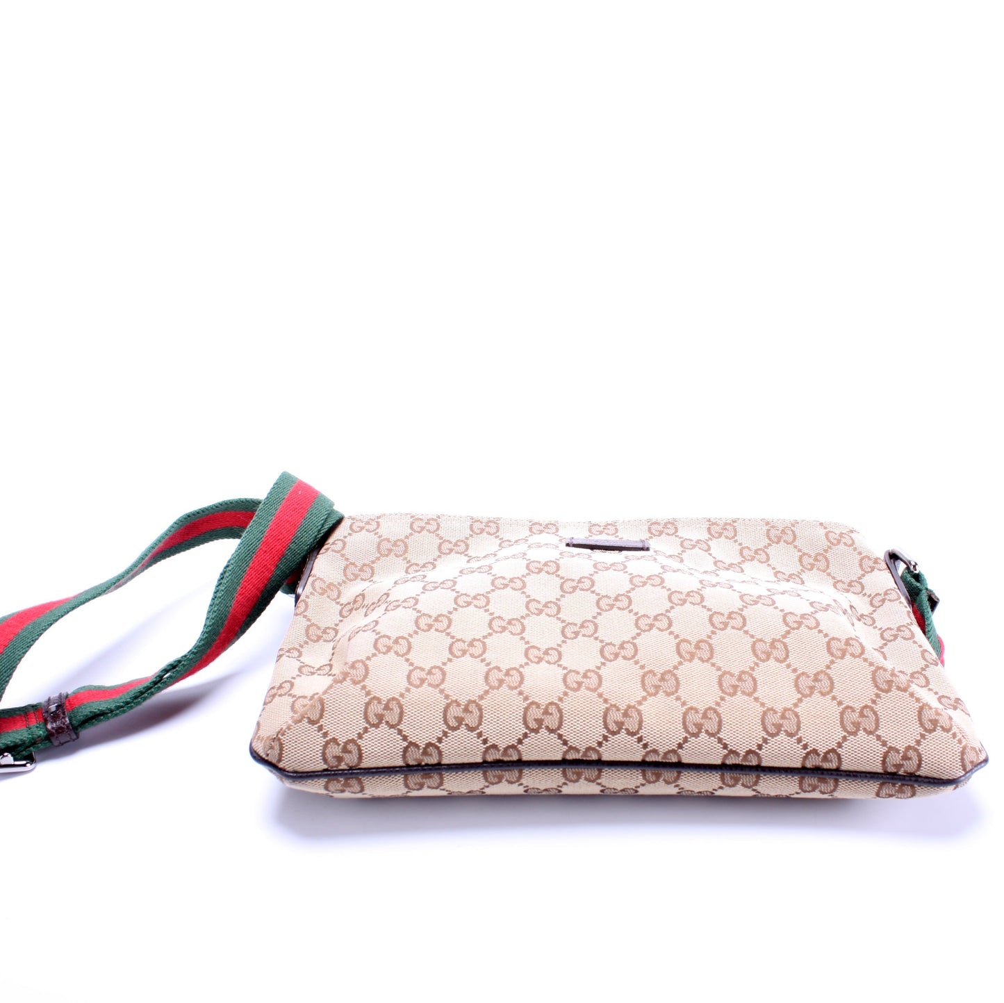 Gucci 189749 Shelly Web Shoulder Bag