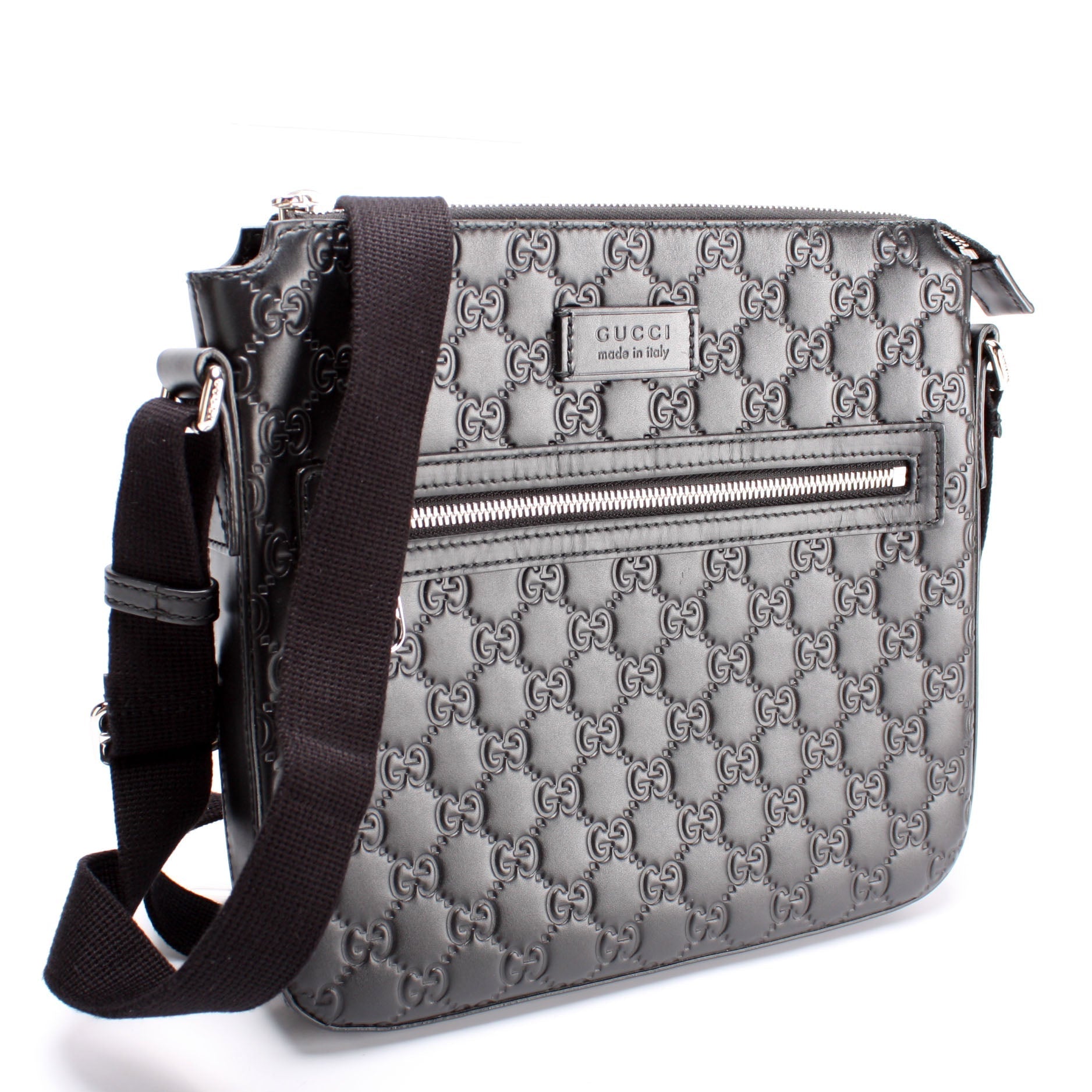 Gucci 406410 Flat Messenger Small Bag
