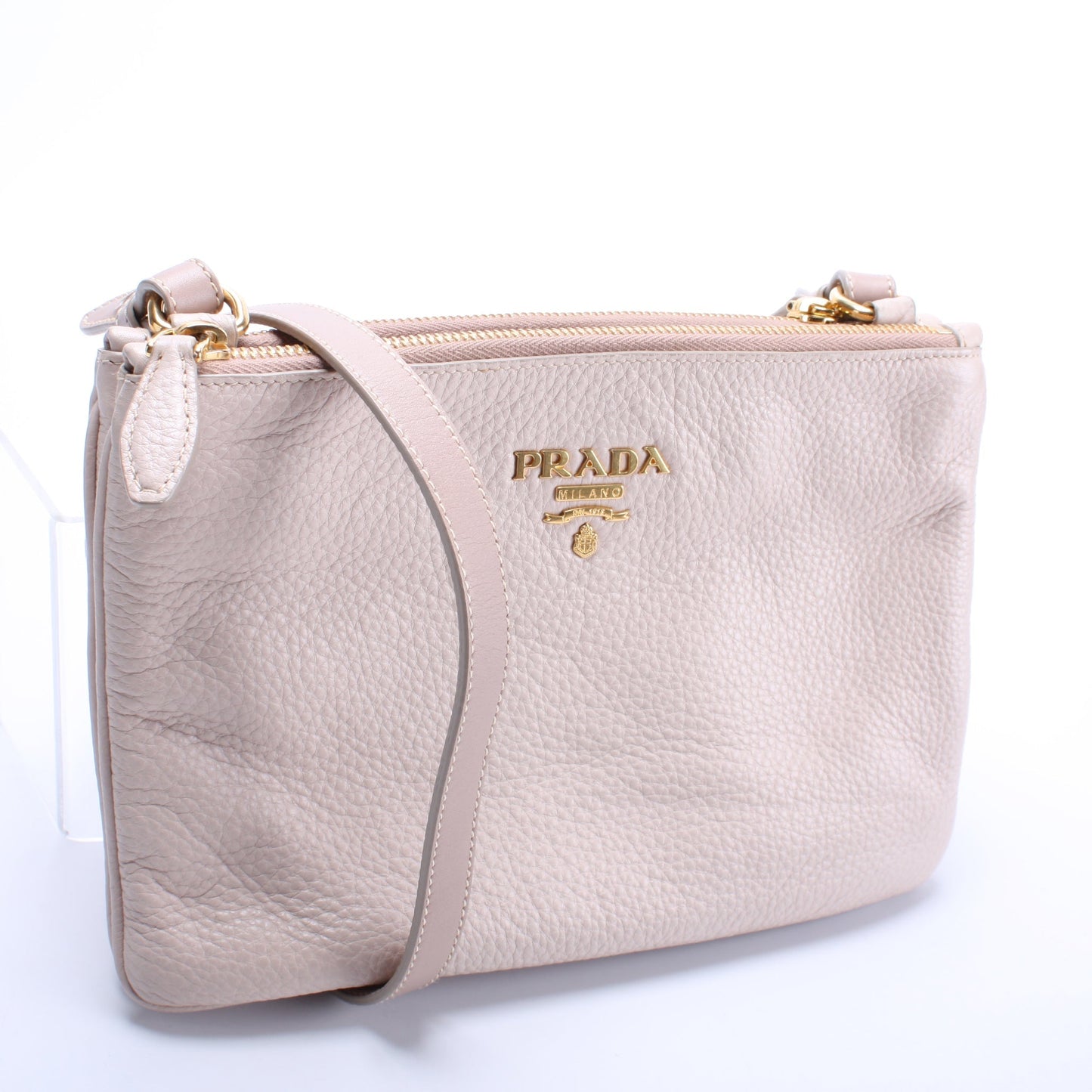 Prada 1BH046 Vitello Phenix Crossbody Bag