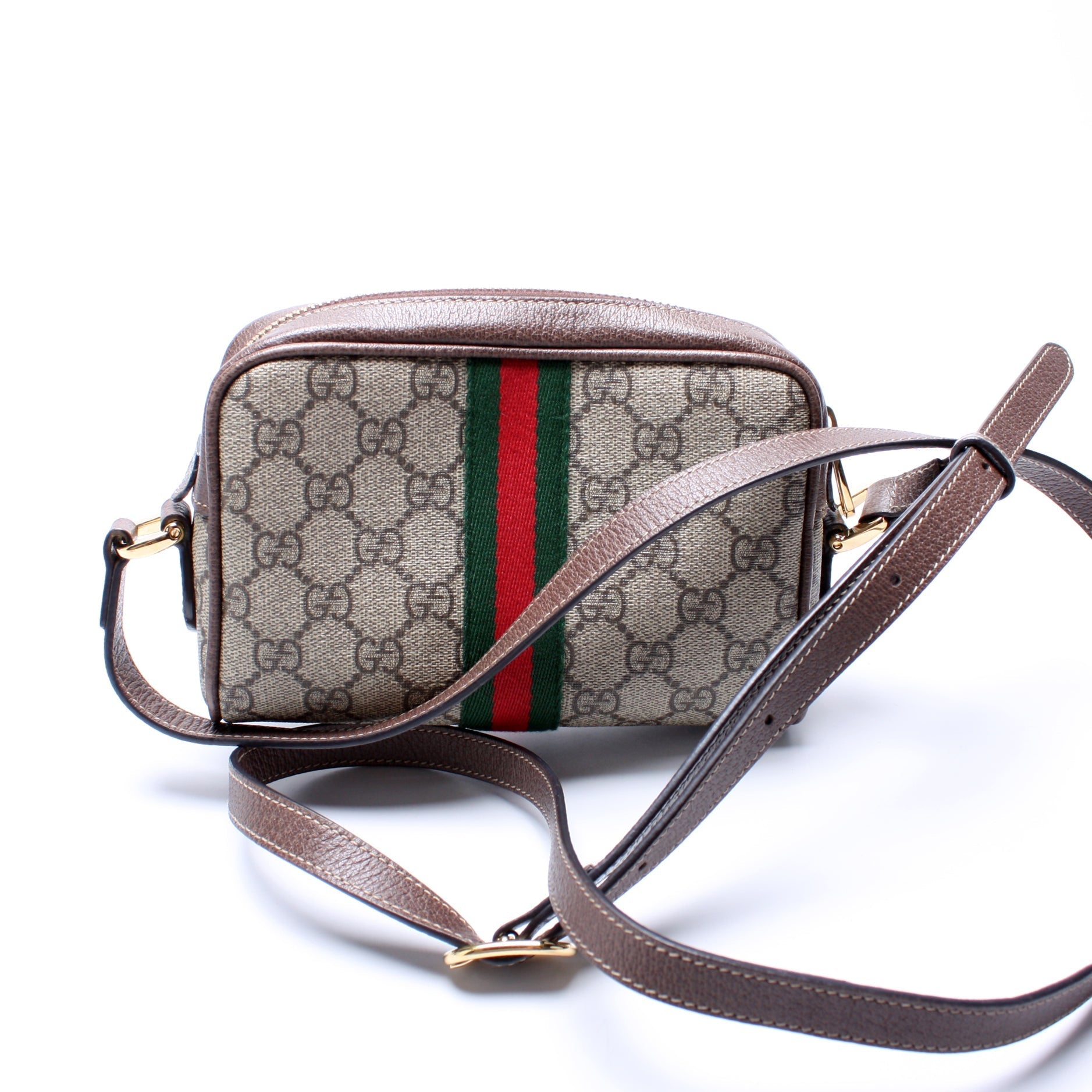 Gucci 517350 GG Supreme Mini Ophidia Bag