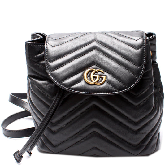 Gucci 528129 Marmont Mini Backpack Leather Bag